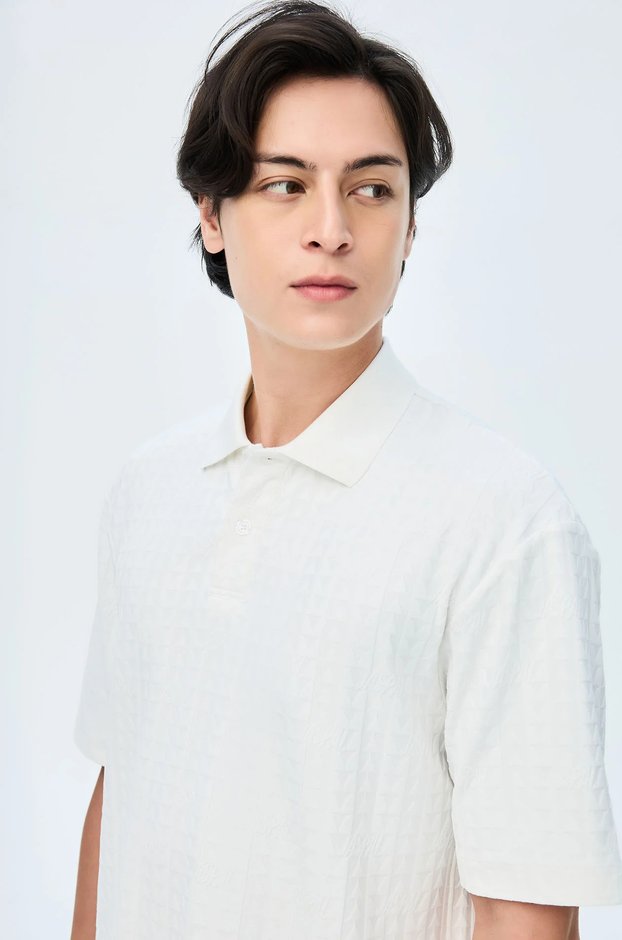 Chaveron Monogram Jacquard Polo Shirt - Image 7