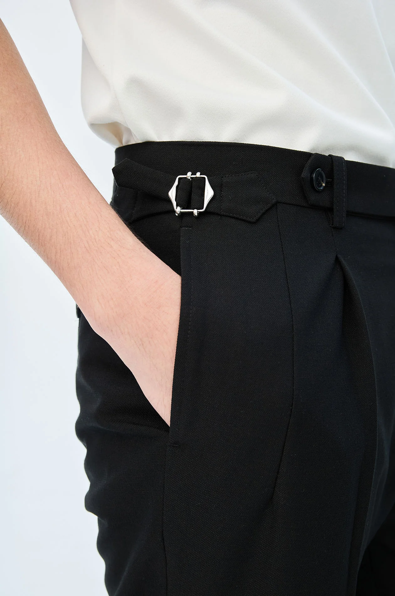 Wool Blend Tailored Pants - Image 7