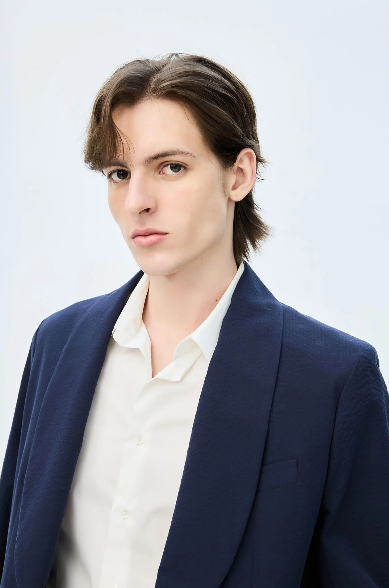 Seersucker Lightweight Blazer - Image 3