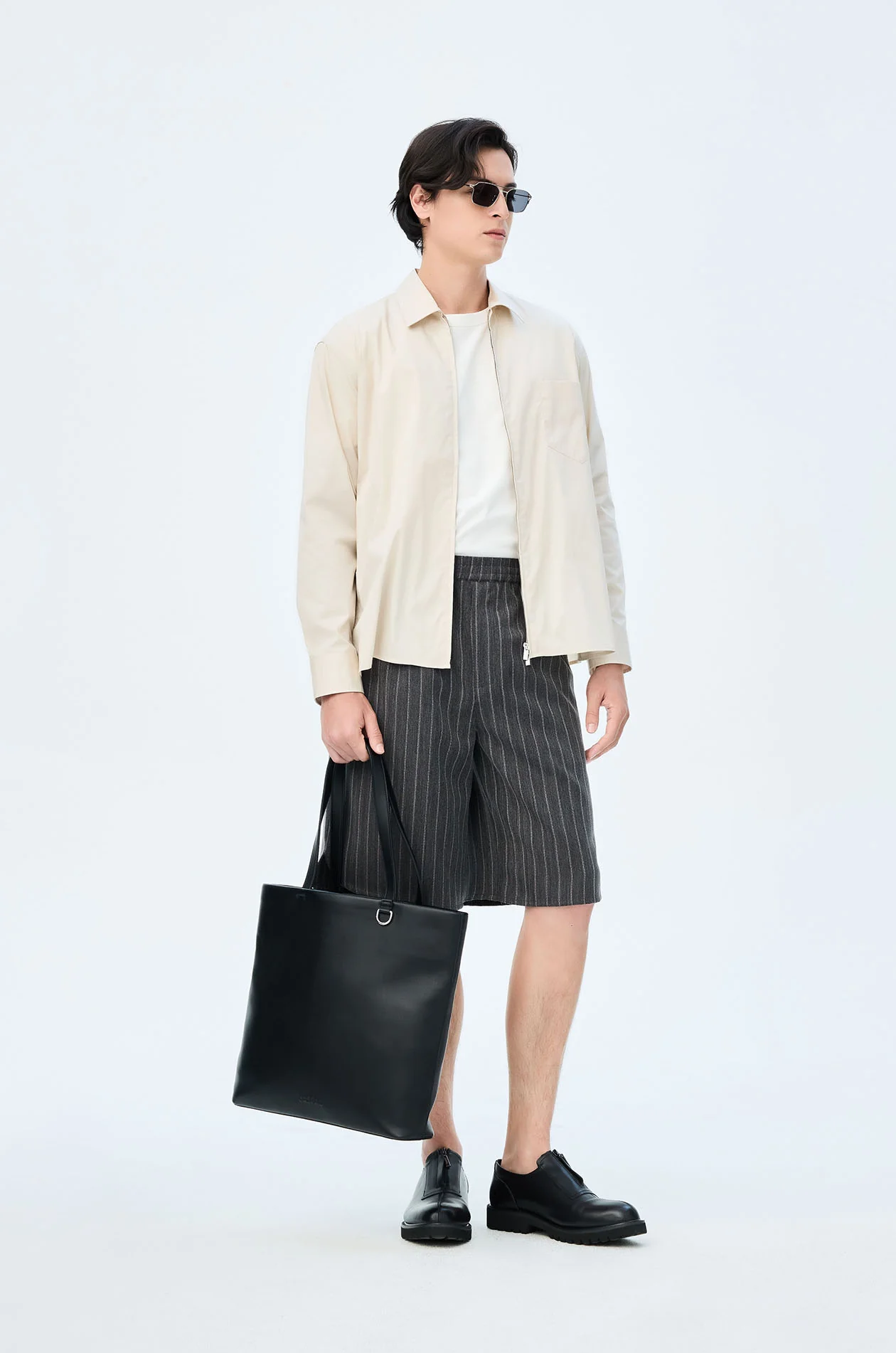 Relaxed Poplin Pocket Shirt