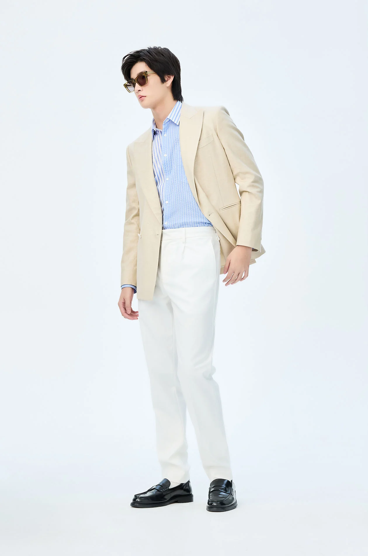 Distinctive Striped Seersucker Shirt - Image 5