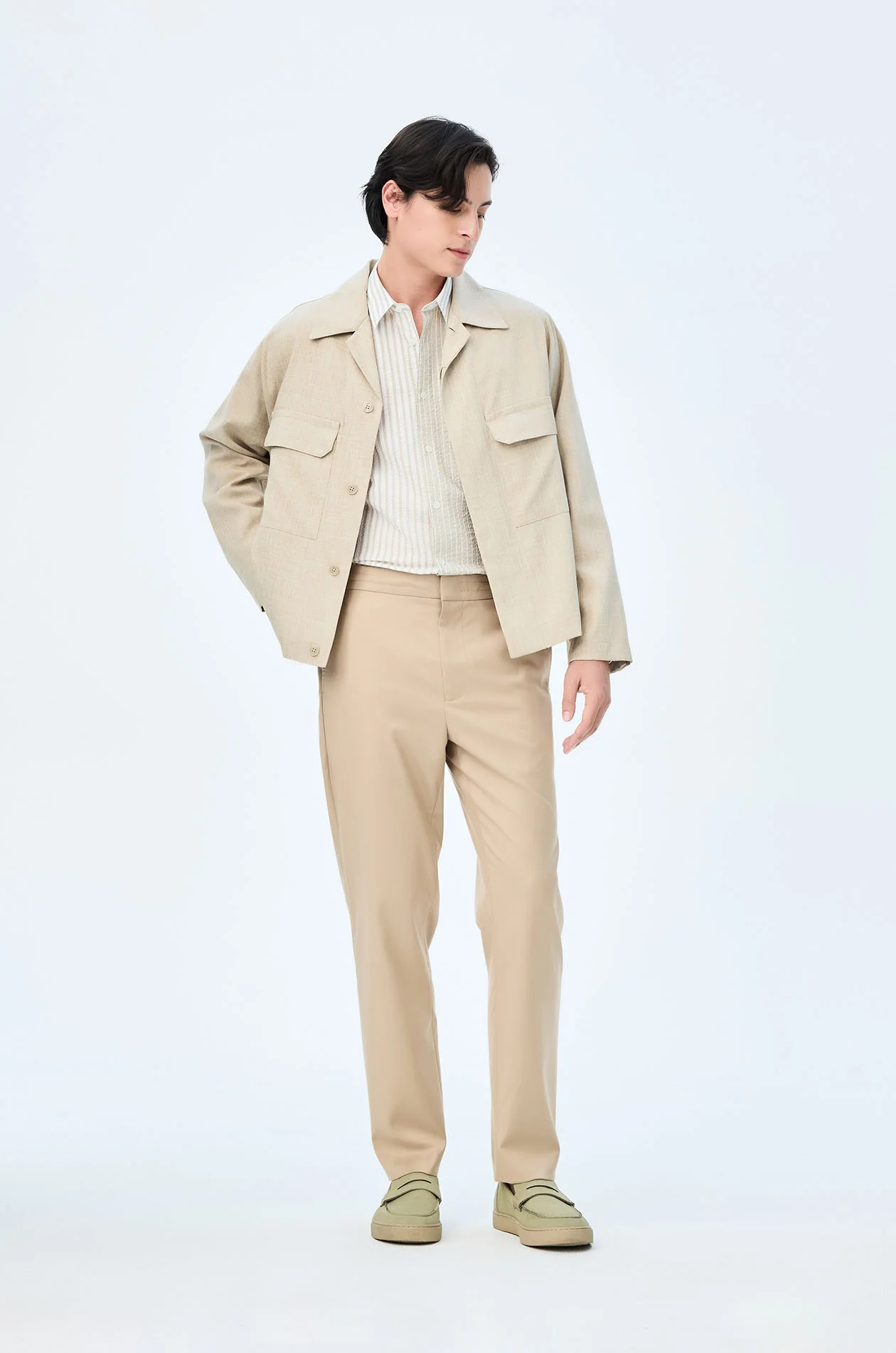 Half-Elasticated Semi-Tailored Pants - Image 4