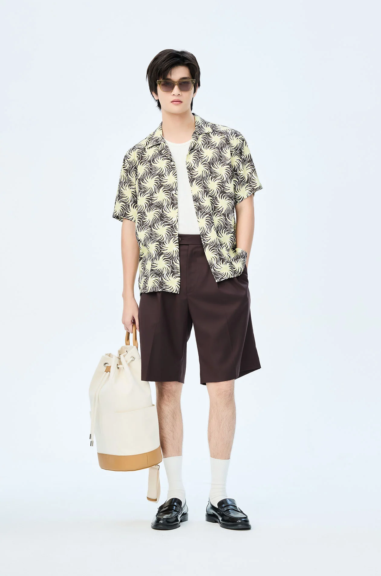 Pleated Tailored Shorts - Image 5