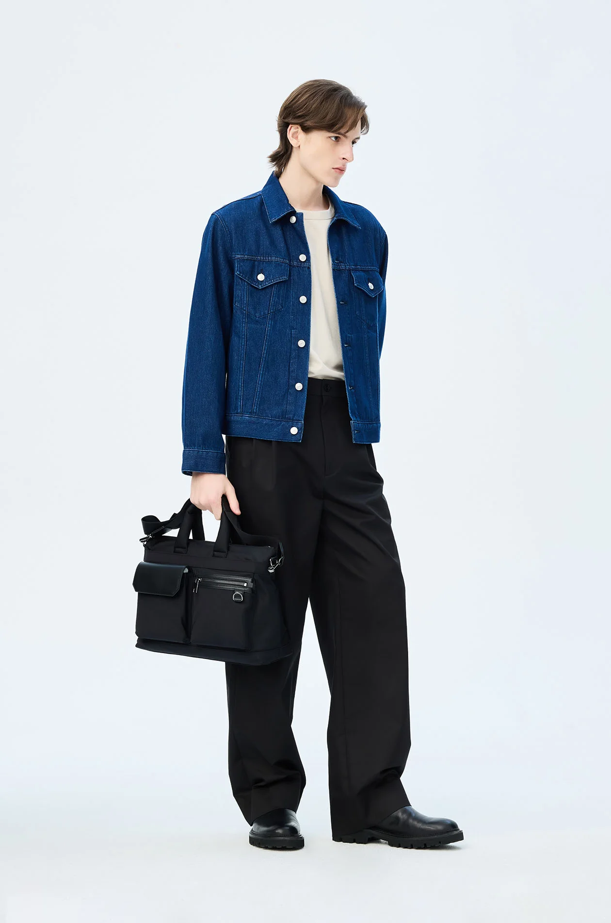 Wide Leg Pleated Chino - Image 7