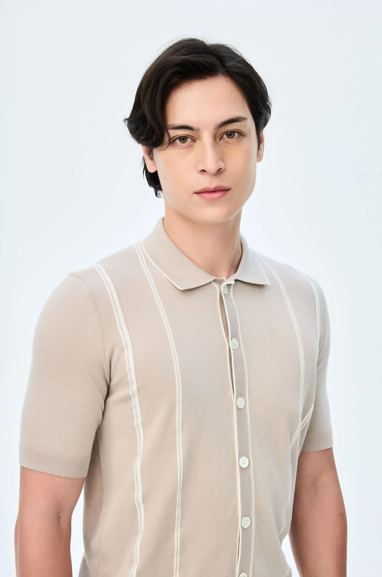 Striped Knit Shirt - Image 3