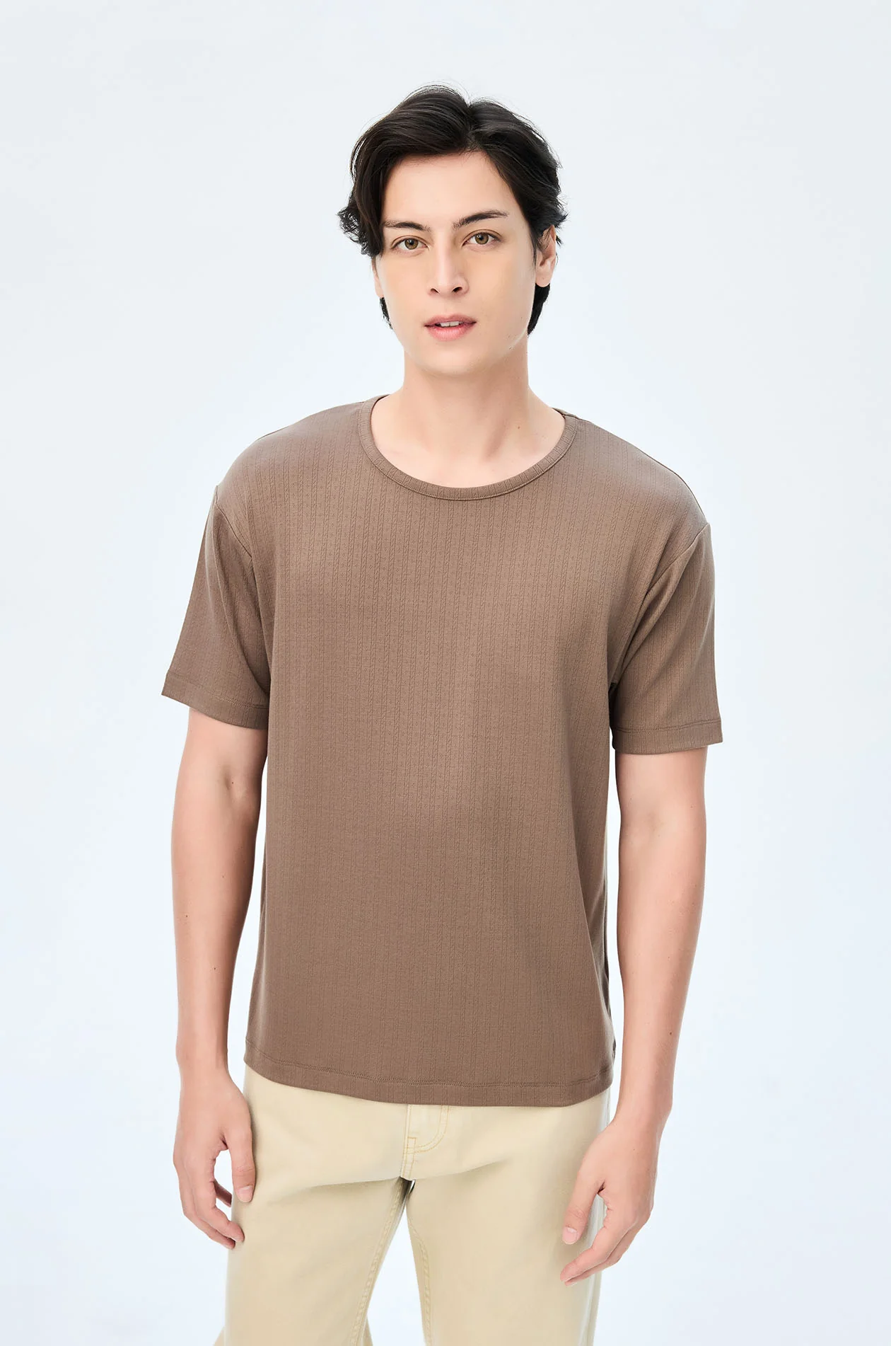 Wide Neck Relaxed T-Shirt - Image 6