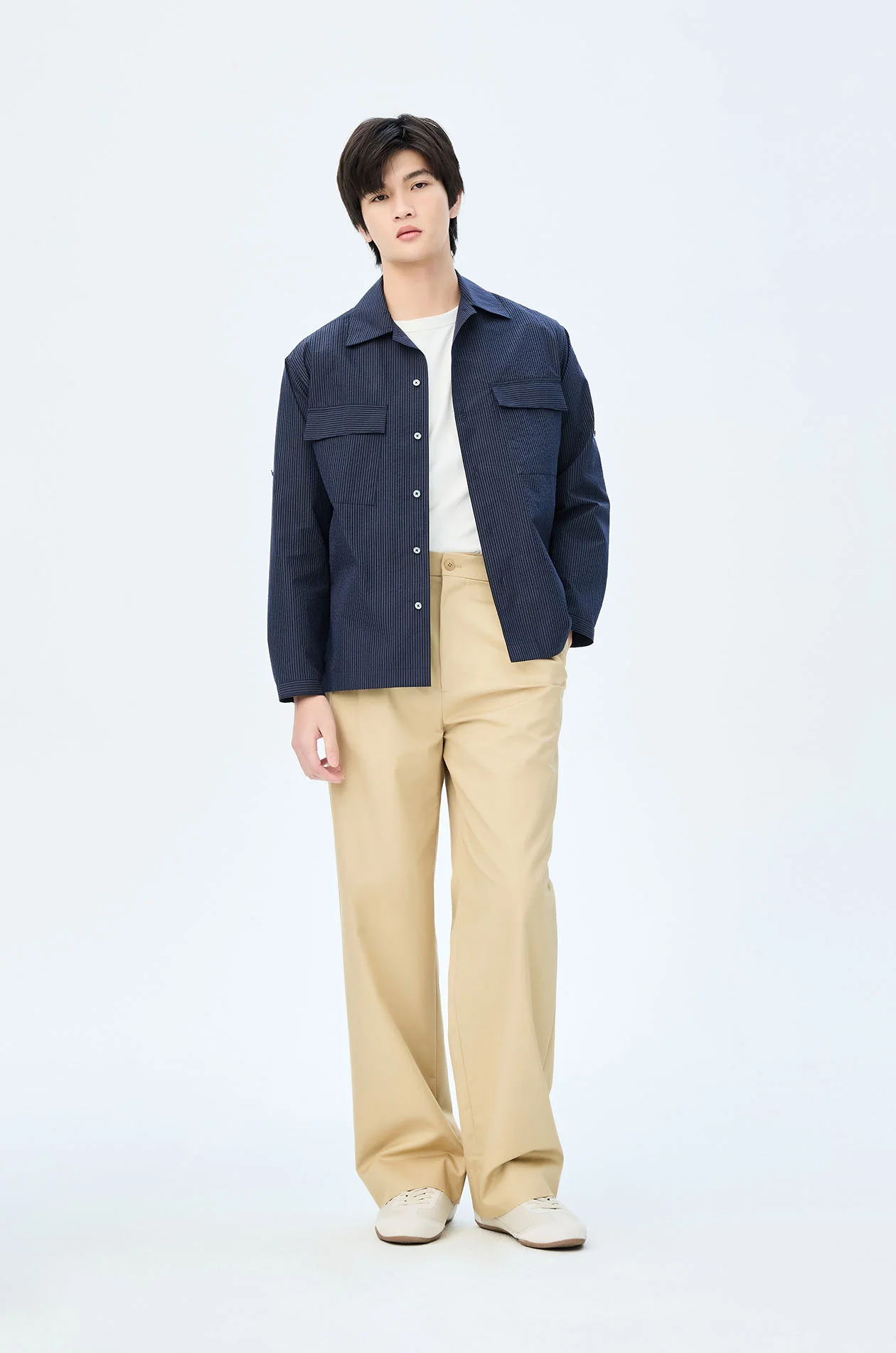 Herringbone Relaxed T-Shirt - Image 11