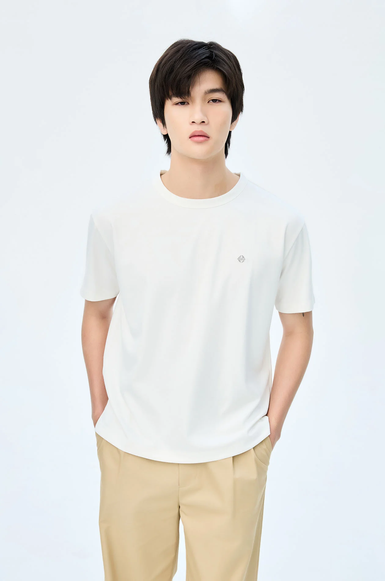 Herringbone Relaxed T-Shirt - Image 12