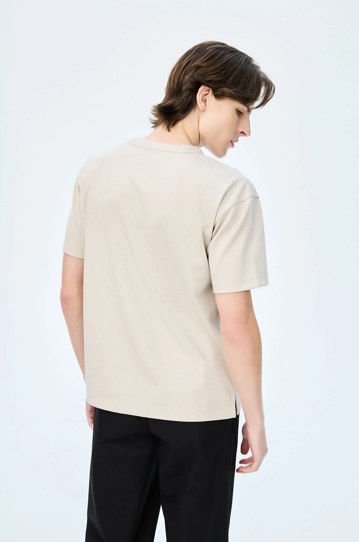 Herringbone Relaxed T-Shirt - Image 5