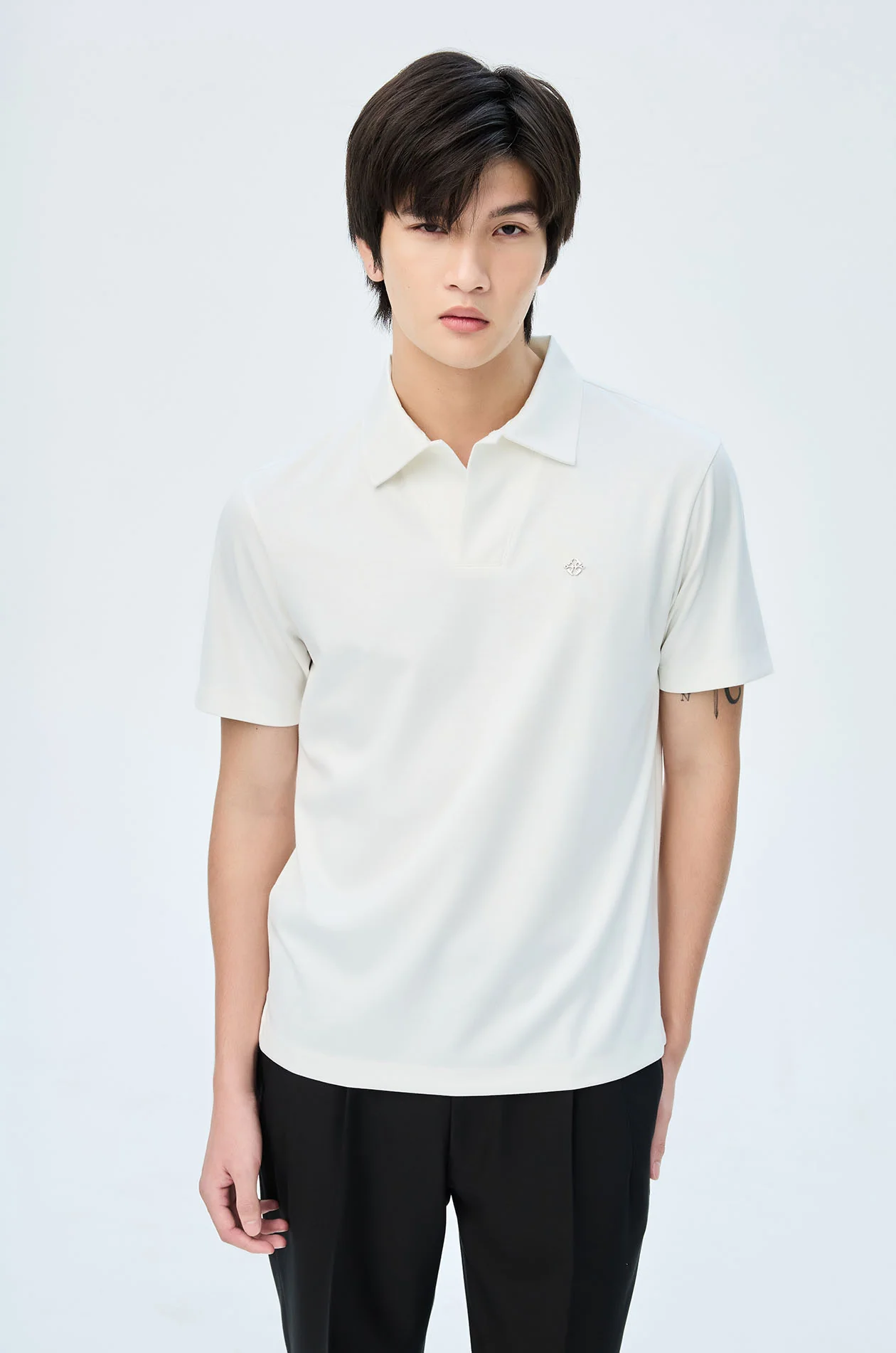 Herringbone Polo Shirt - Image 11