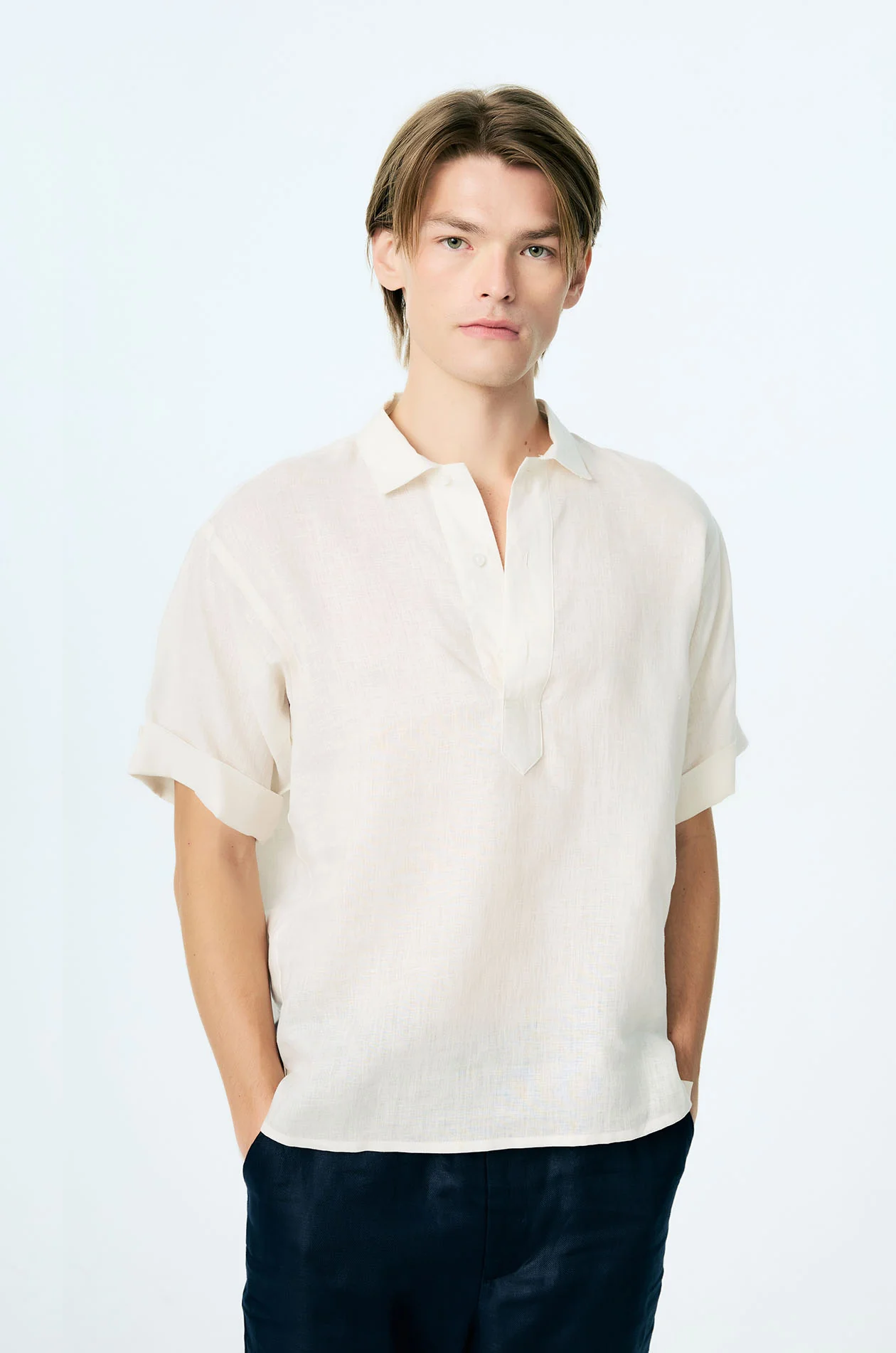 Relaxed Linen Summer Shirt - Image 9