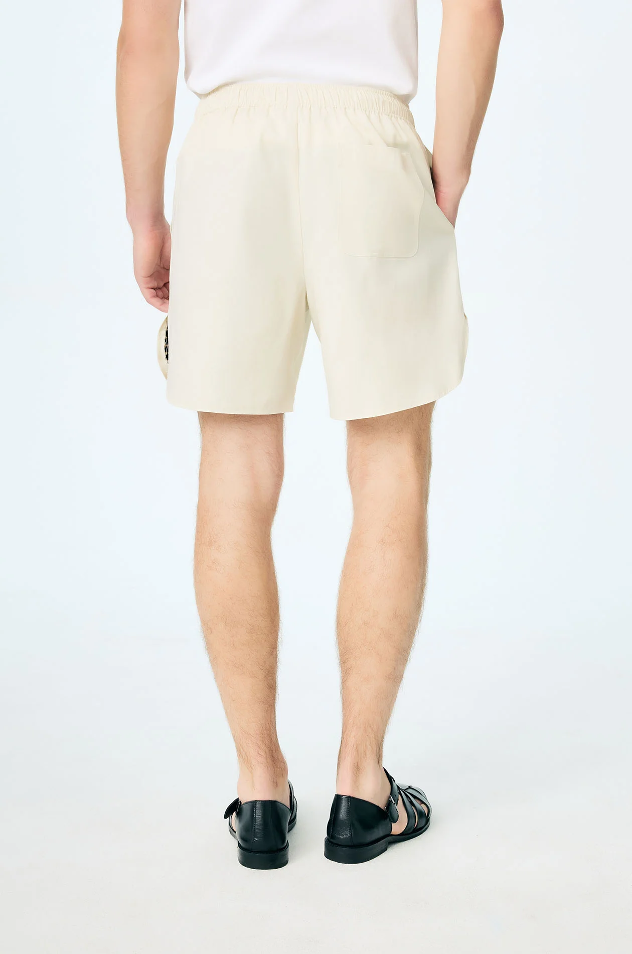 Embroidered Trim Easy Shorts - Image 4