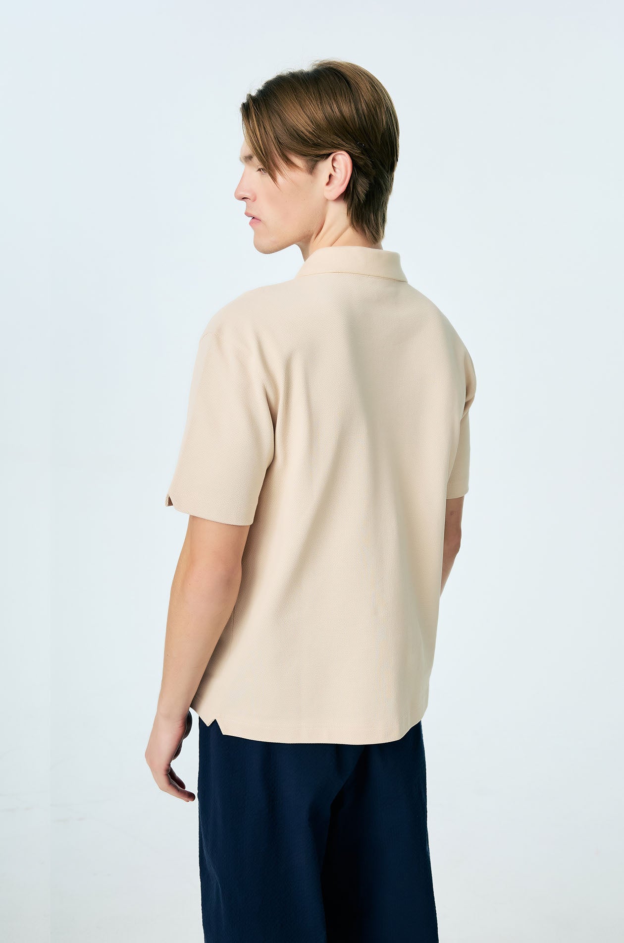 Embroidered Peace Floral Relaxed Polo - Image 4