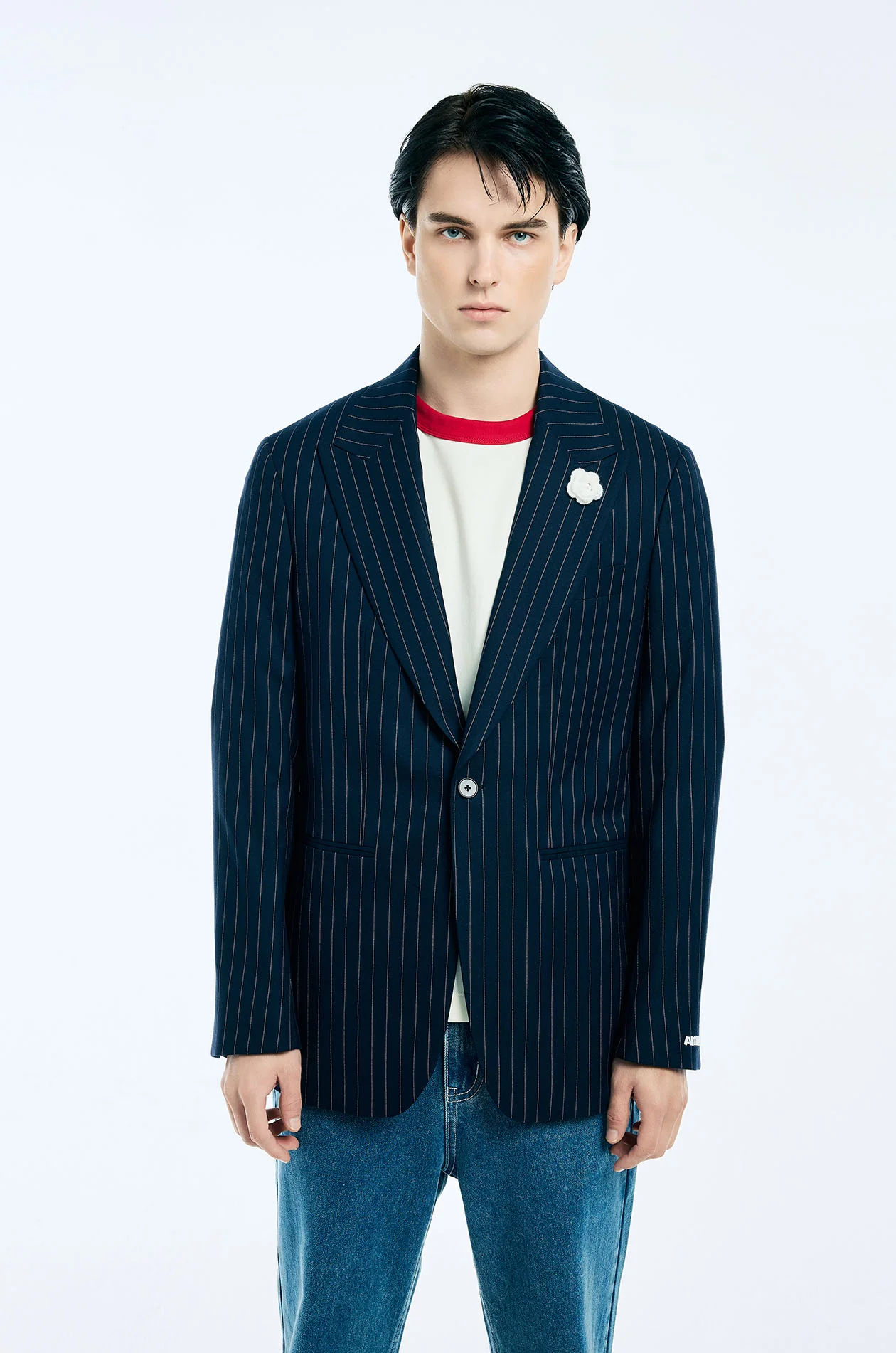 Rose Striped Blazer - Image 2