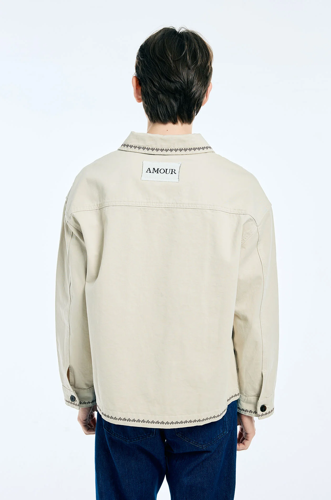 Embroidered Blouson Jacket - Image 5