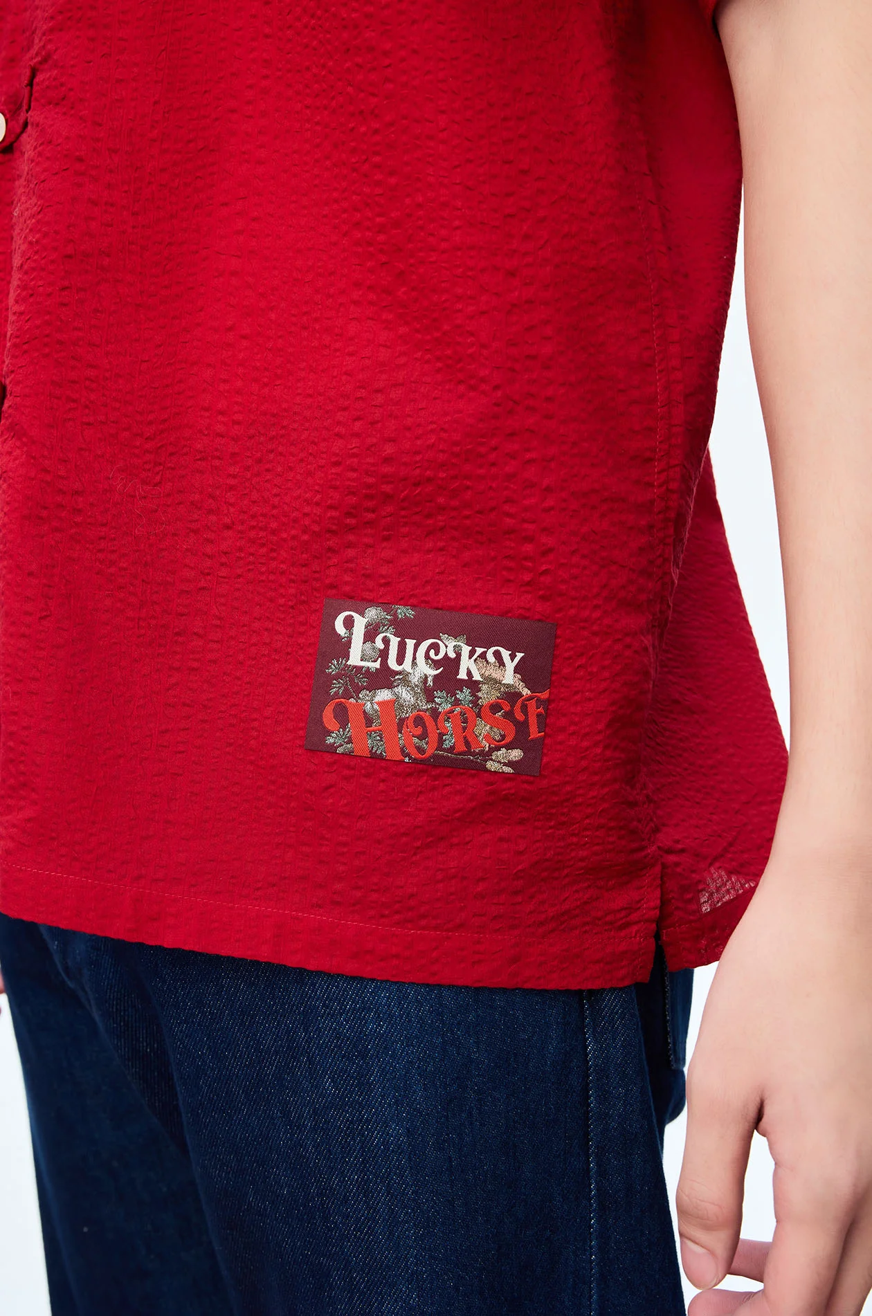 Chinese-Inspired Seersucker Shirt - Image 4