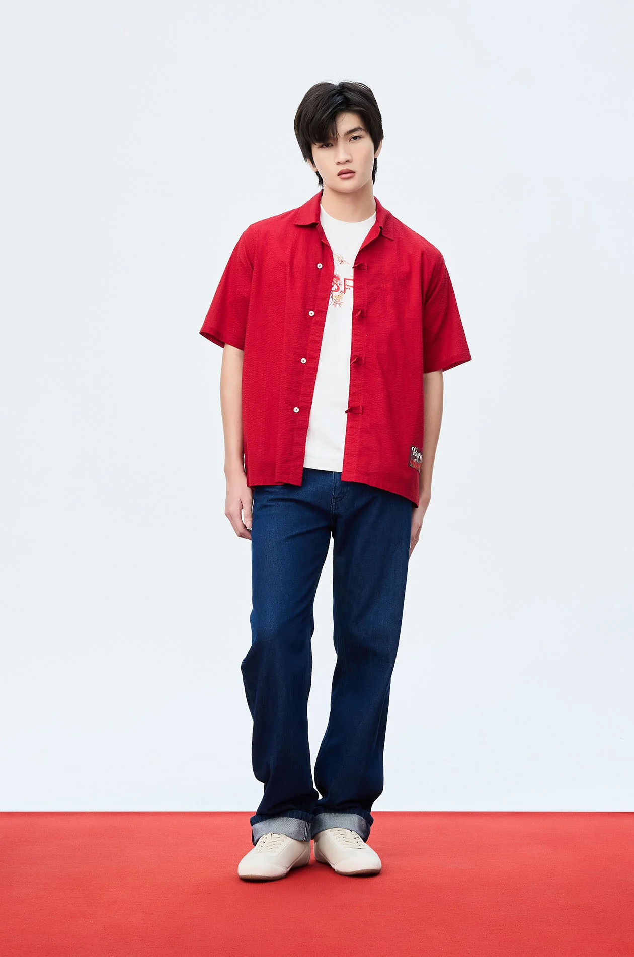 Motif Printed Logo T-Shirt - Image 6