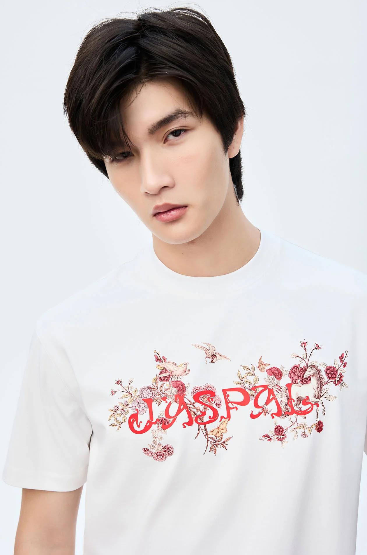 Motif Printed Logo T-Shirt - Image 8