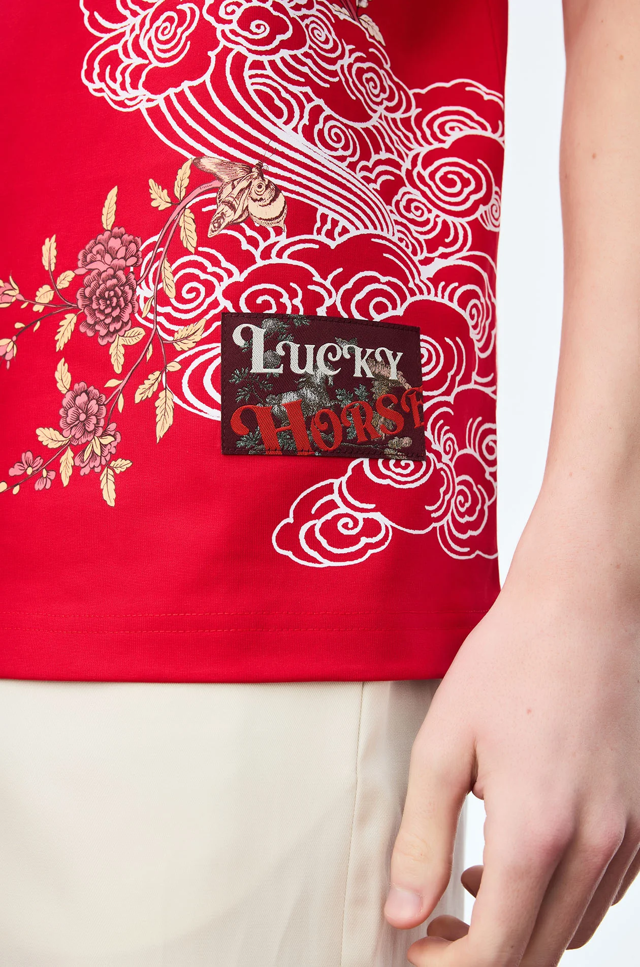 Motif Printed Oversized T-Shirt - Image 3