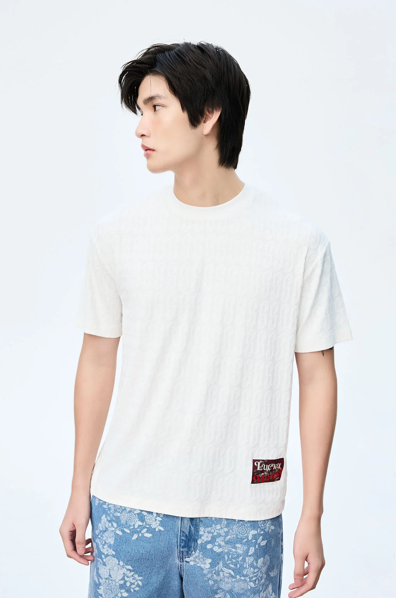 Monogram Jacquard Relaxed T-Shirt - Image 8