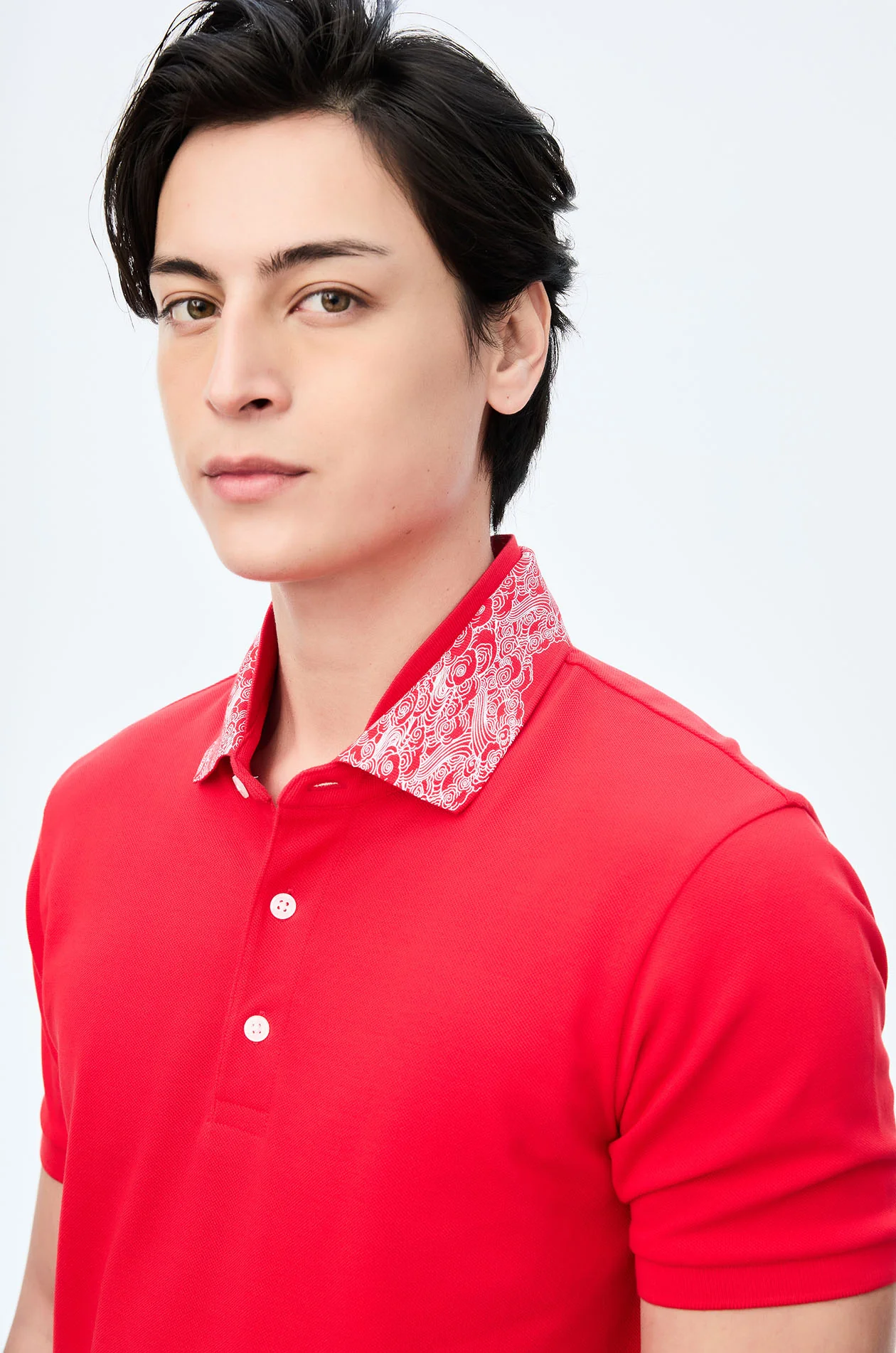Double Collar Polo Shirt - Image 3