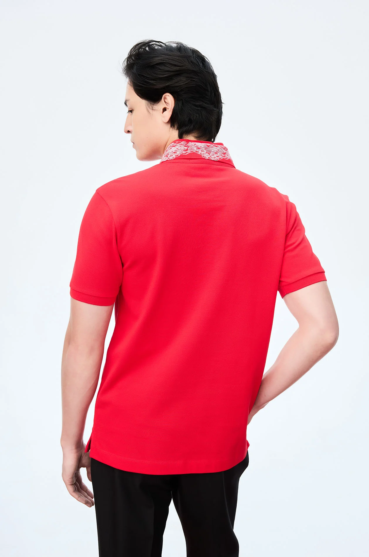 Double Collar Polo Shirt - Image 4
