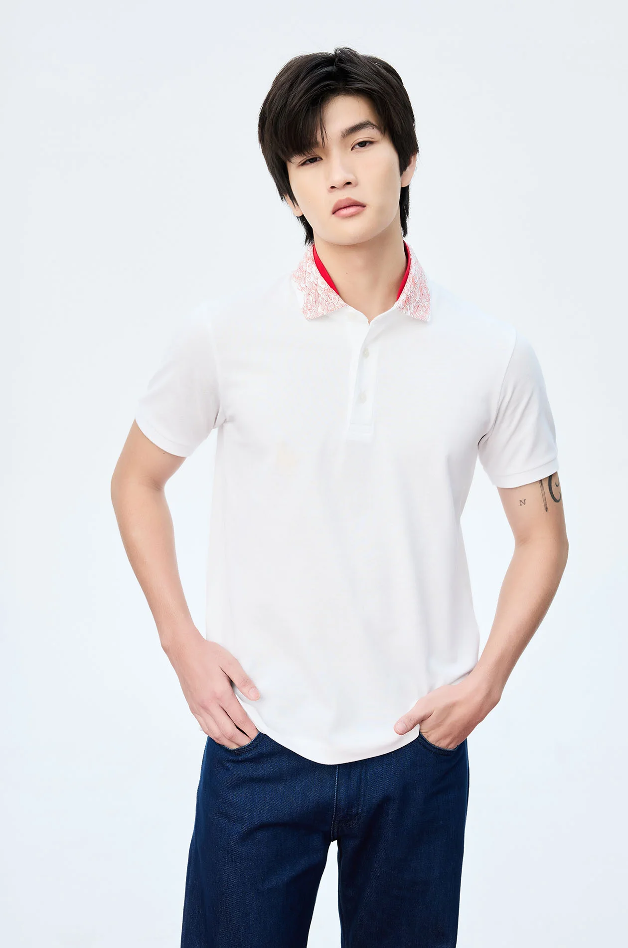 Double Collar Polo Shirt - Image 7
