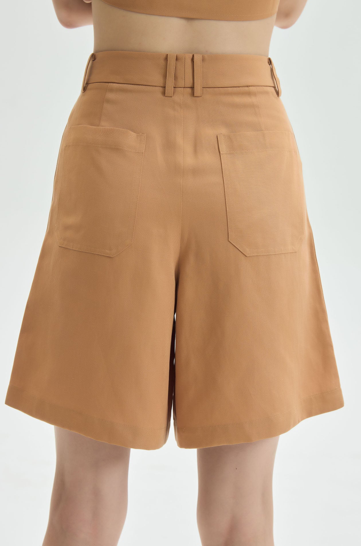 Pleated Bermuda Shorts - Image 4