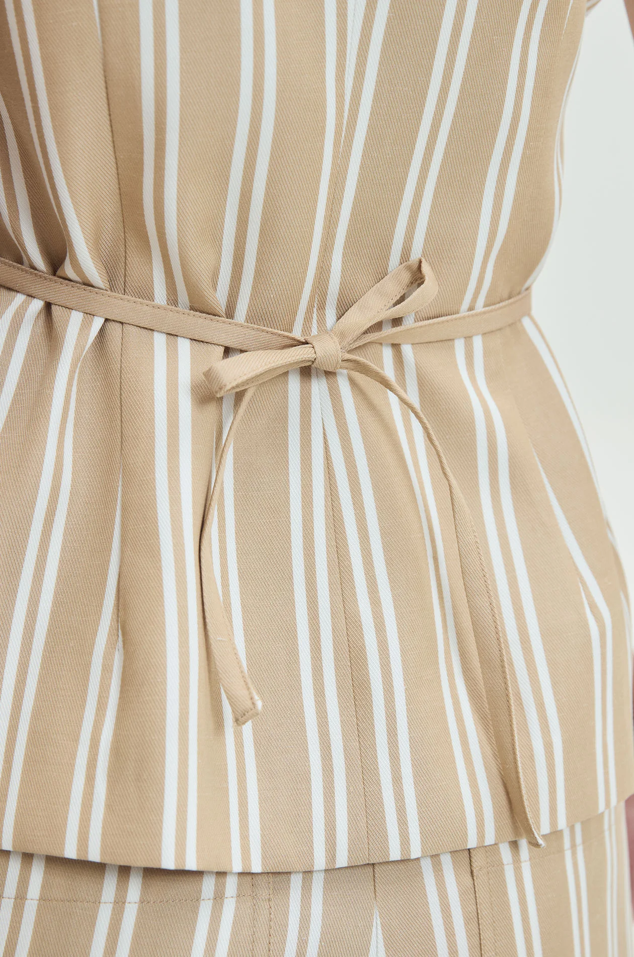 Striped Single-Breasted Casual Vest - Image 4