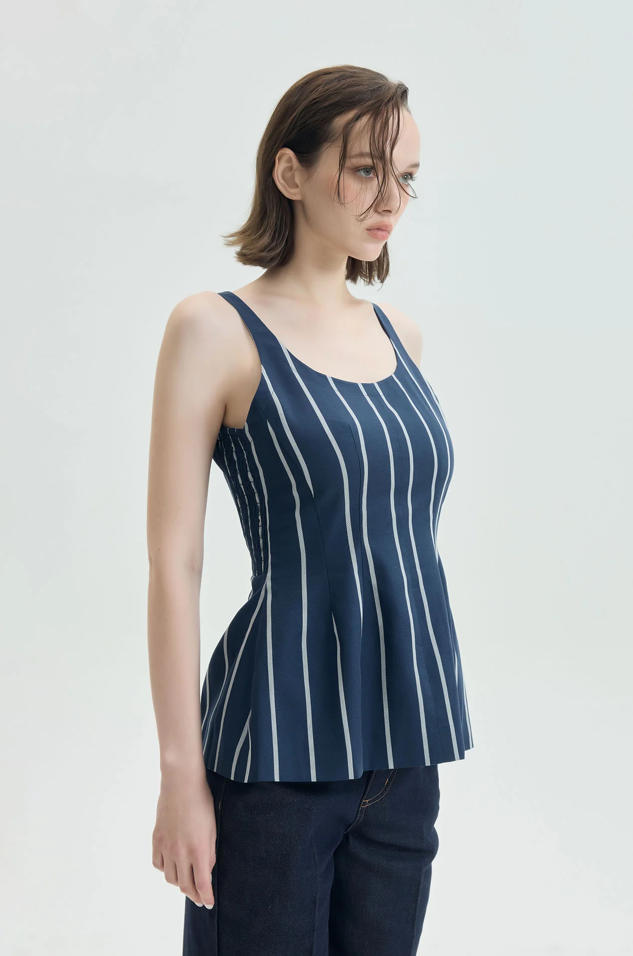 Longline Hourglasses Casual Vest - Image 2