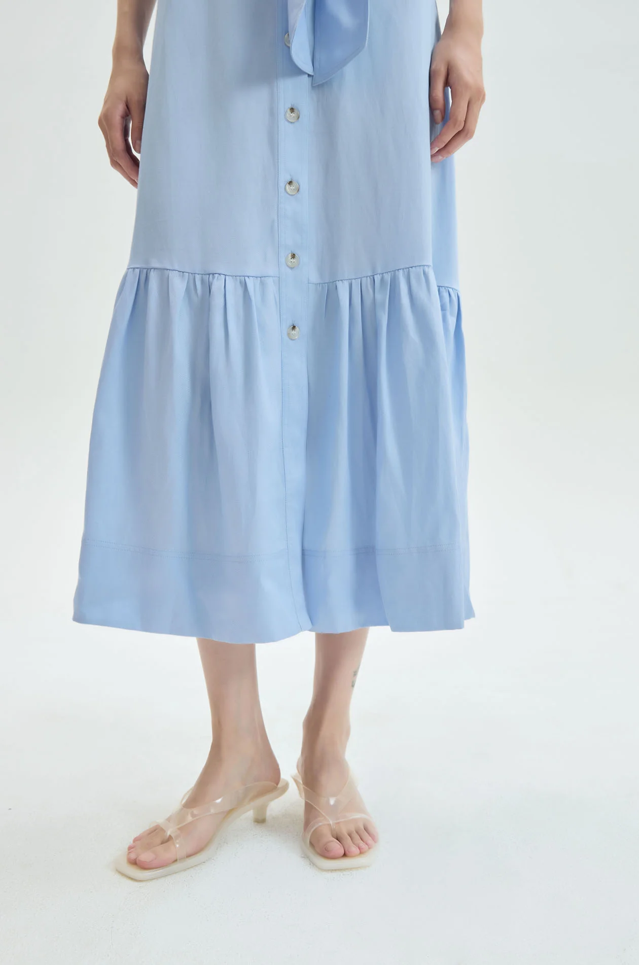 Belted Utility‑Style Maxi Dress - Image 4
