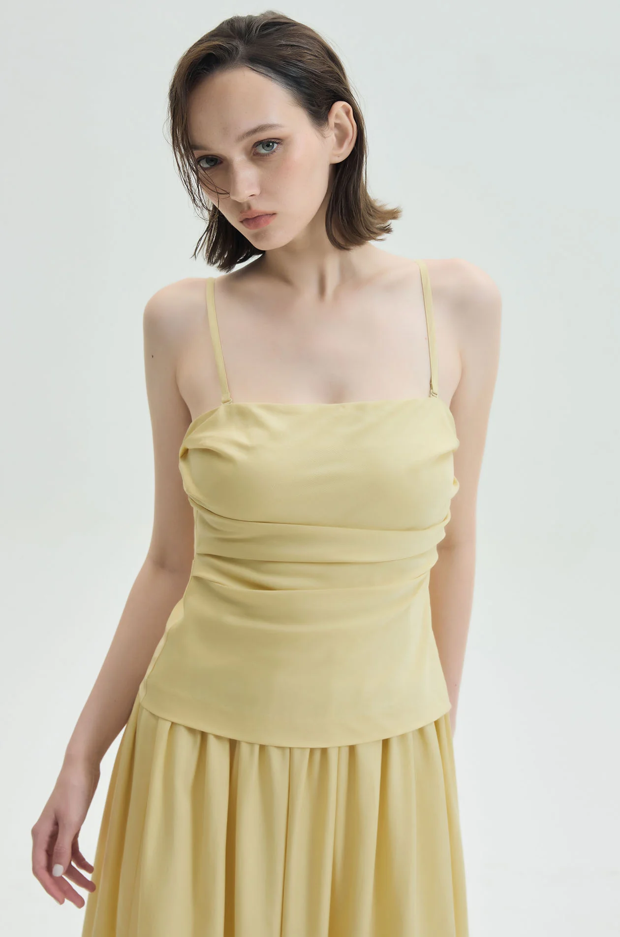Fittedโ€‘Bodice Strappy Maxi Dress - Image 2