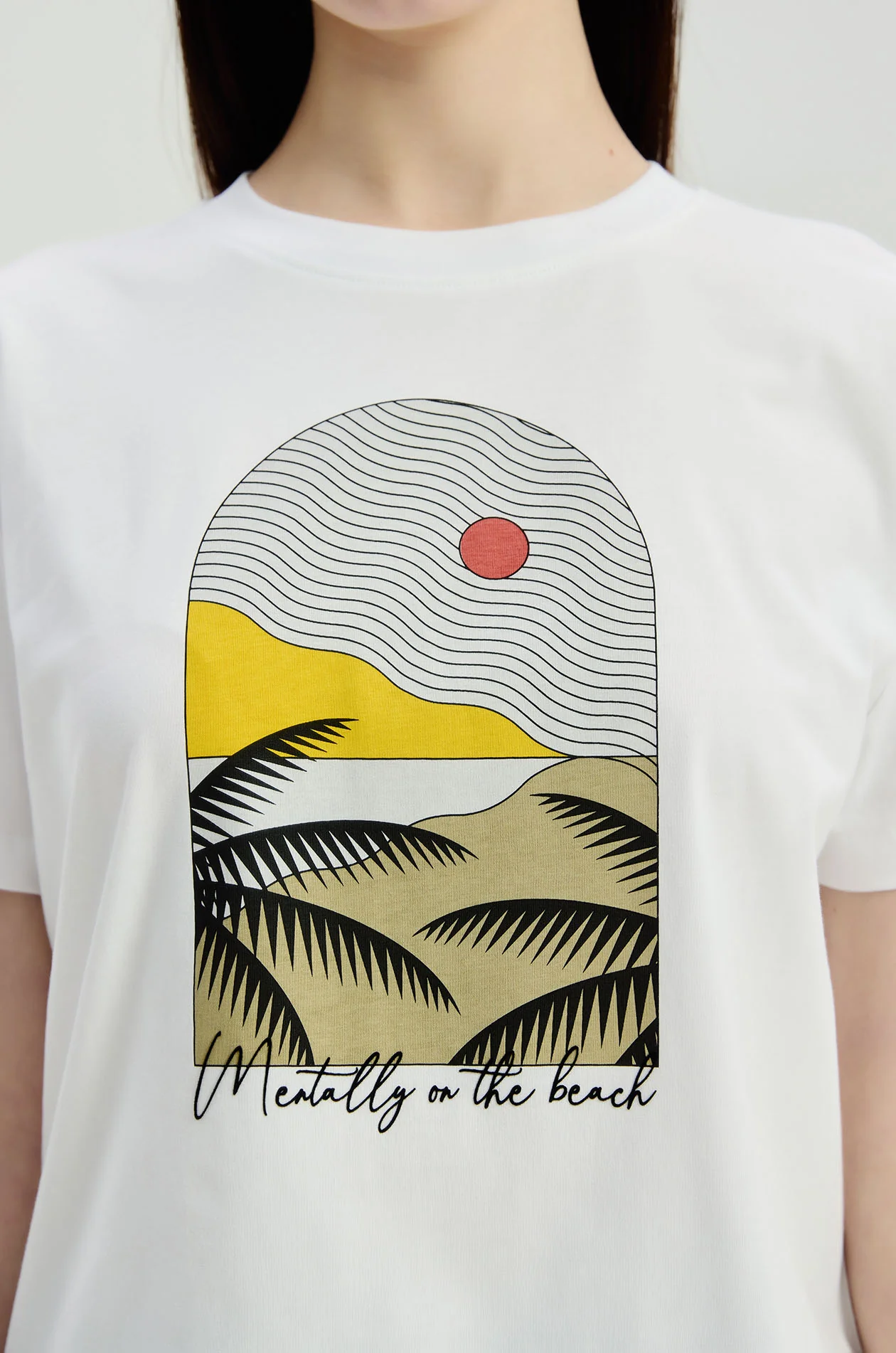 Beach Inspired Graphic T-Shirt - Image 3