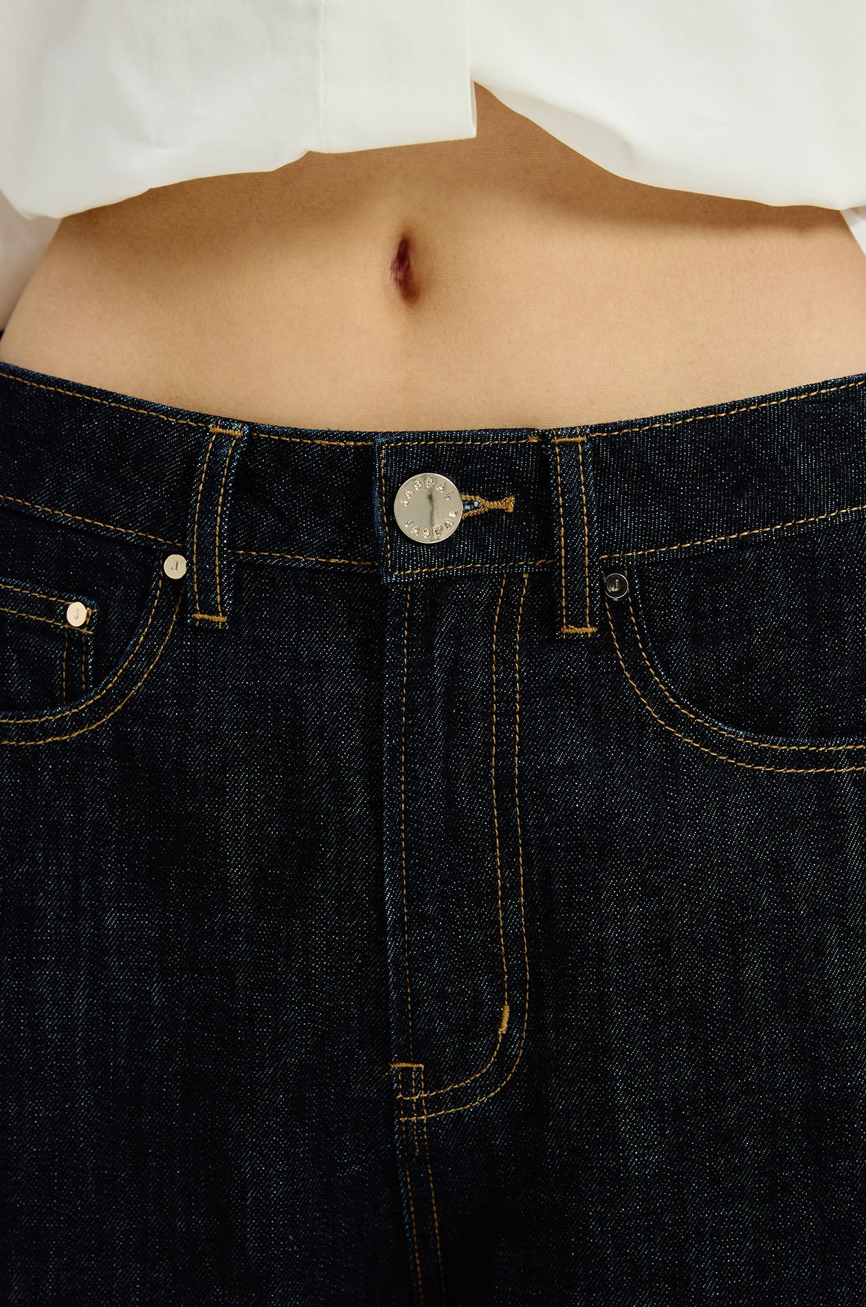 High‑Rise Barrel‑Leg Jeans - Image 3
