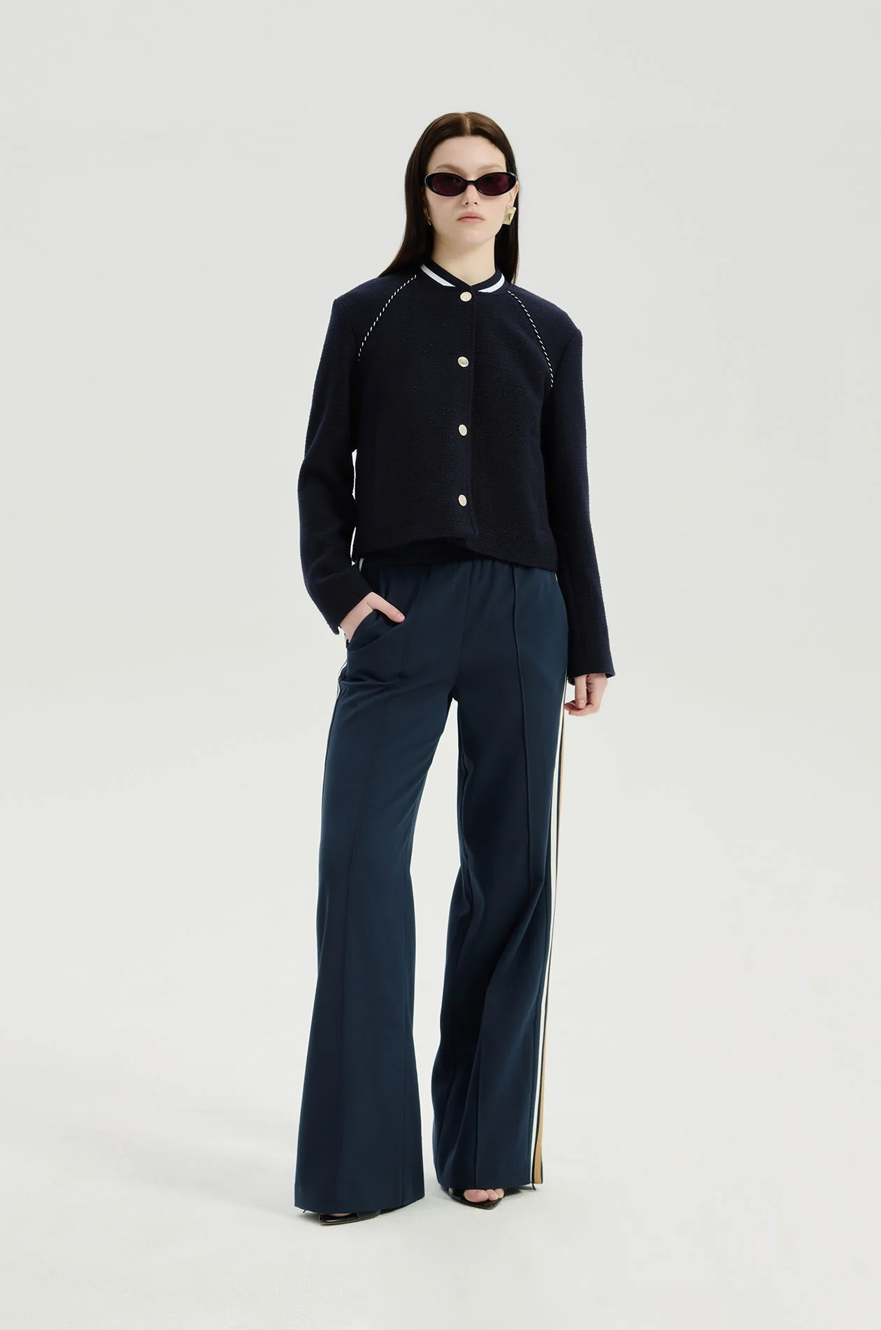 Striped Side‑Panel Sweatpants