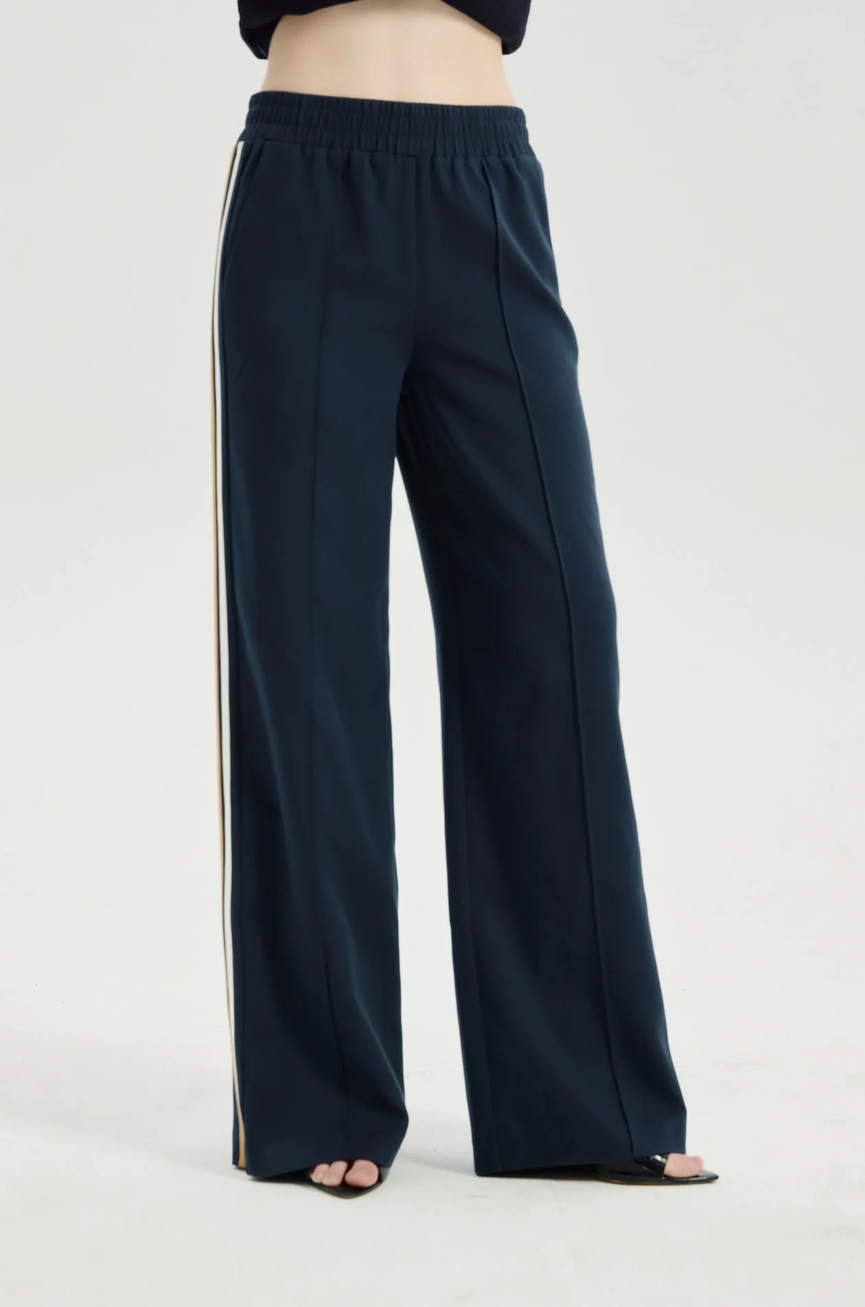 Striped Side‑Panel Sweatpants - Image 2