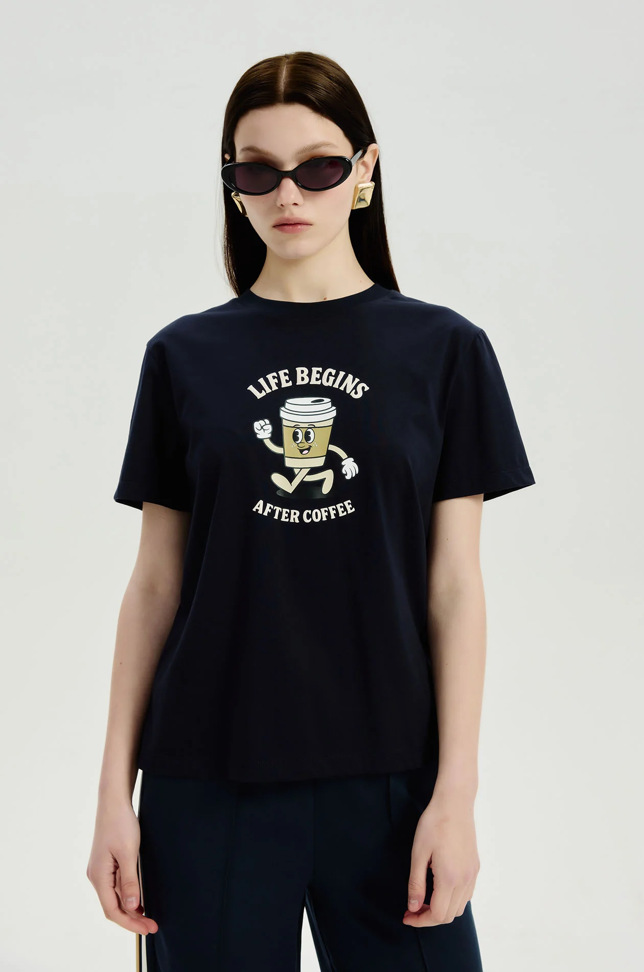 Coffee Printed T‑Shirt