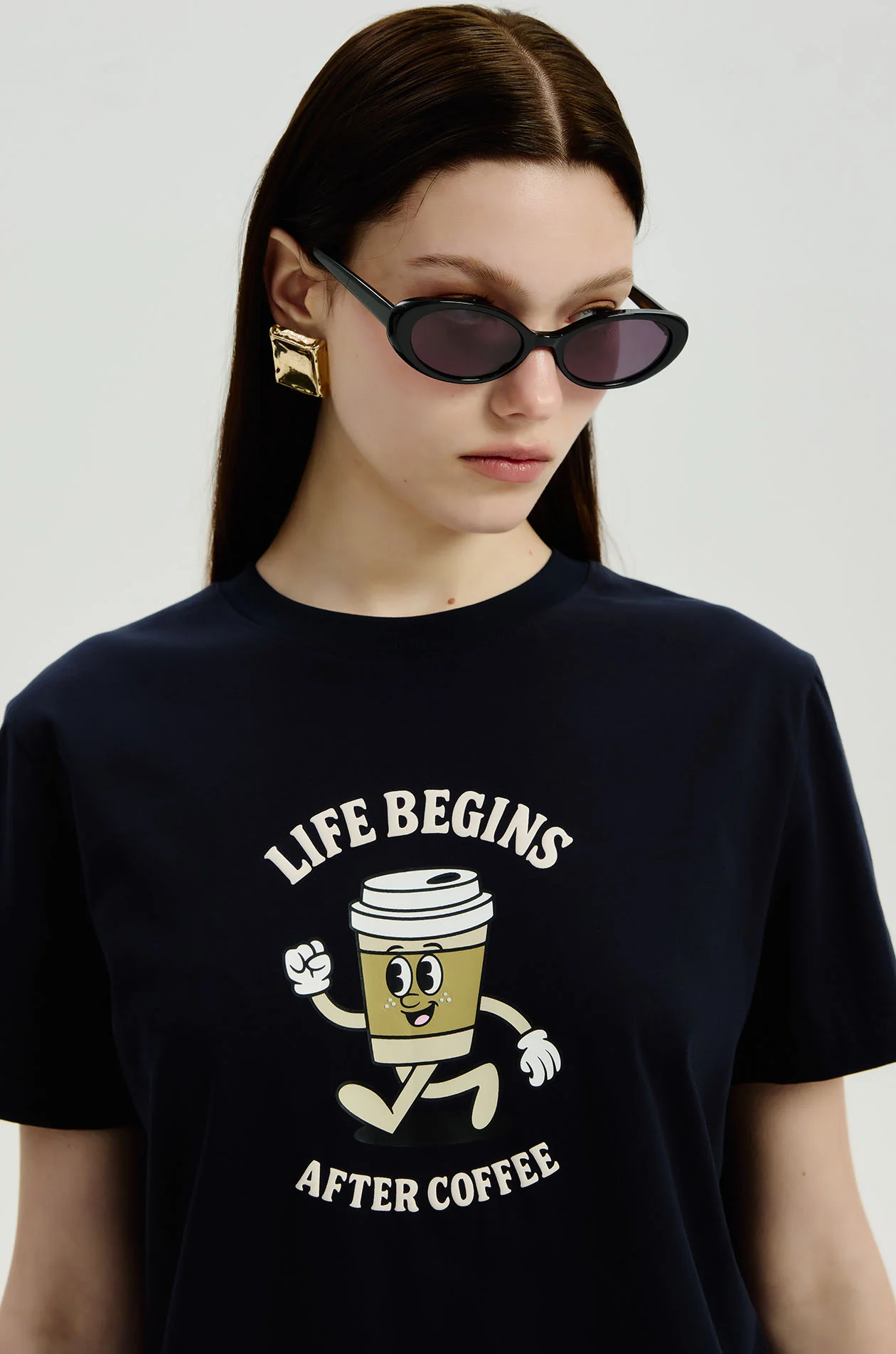 Coffee Printed T‑Shirt - Image 2