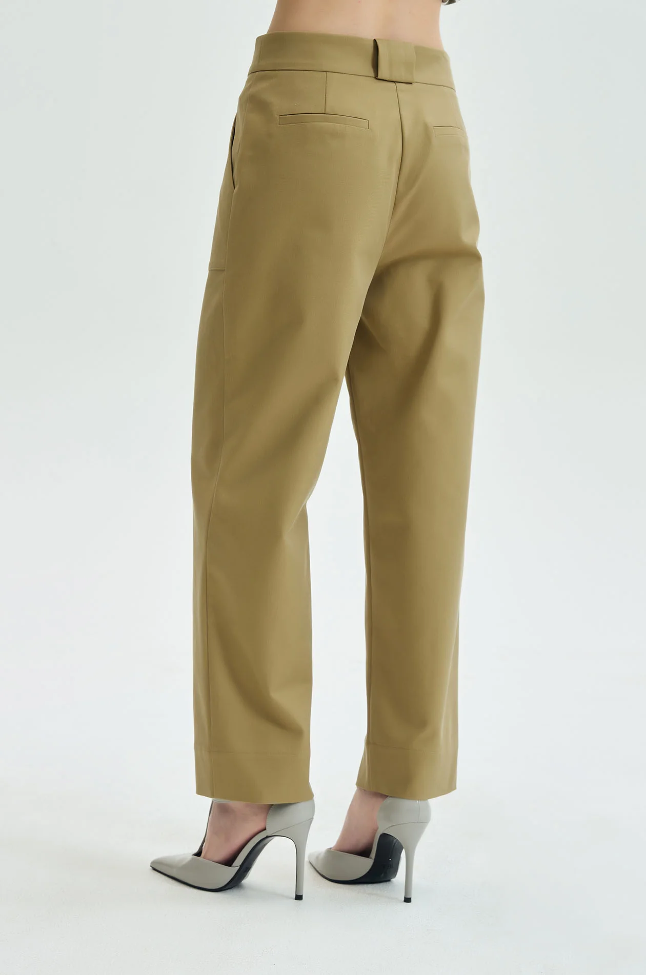 Clean‑Cut Twill Pants - Image 4