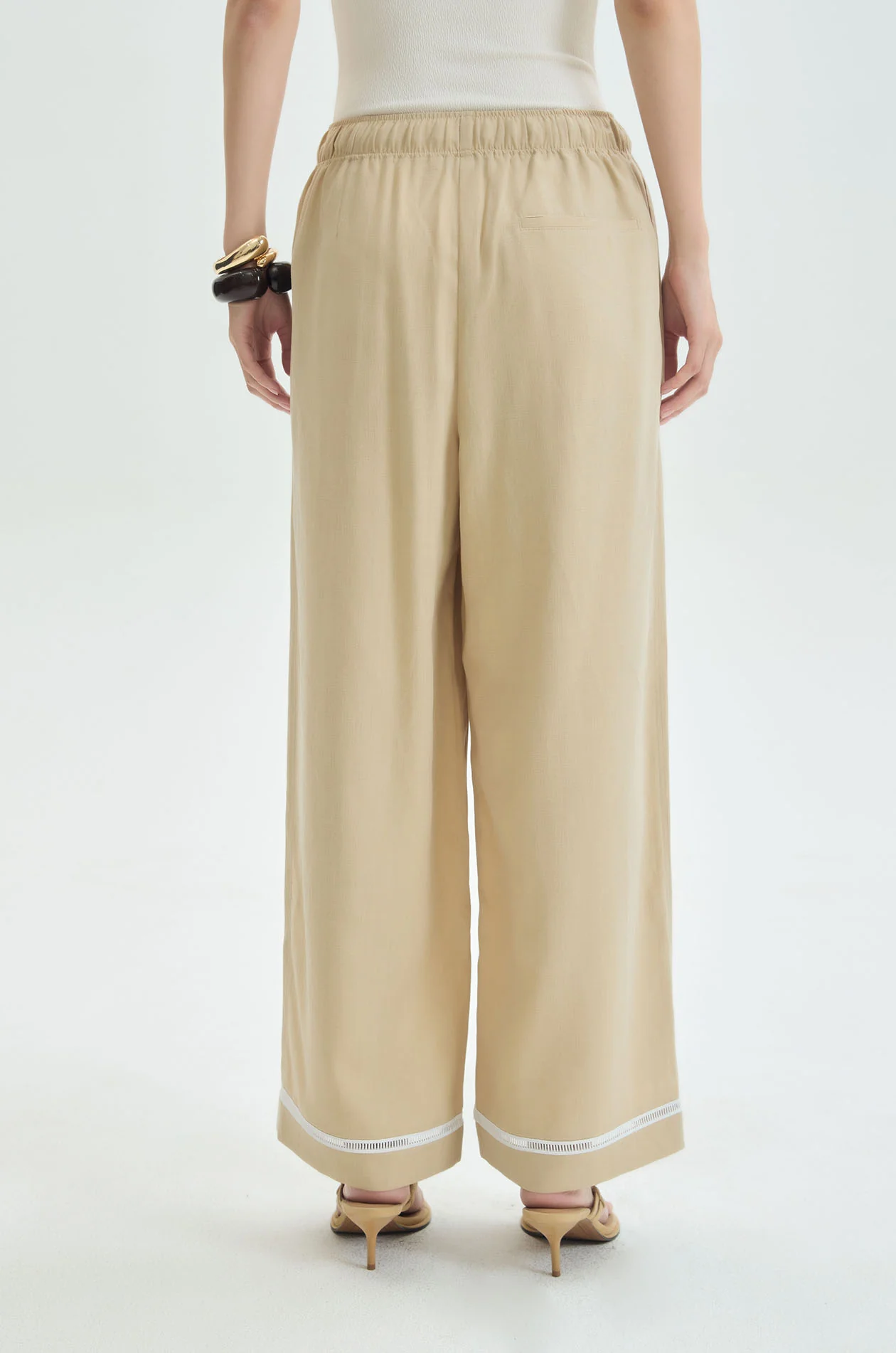 Reticella Lace Leisure Pants - Image 5