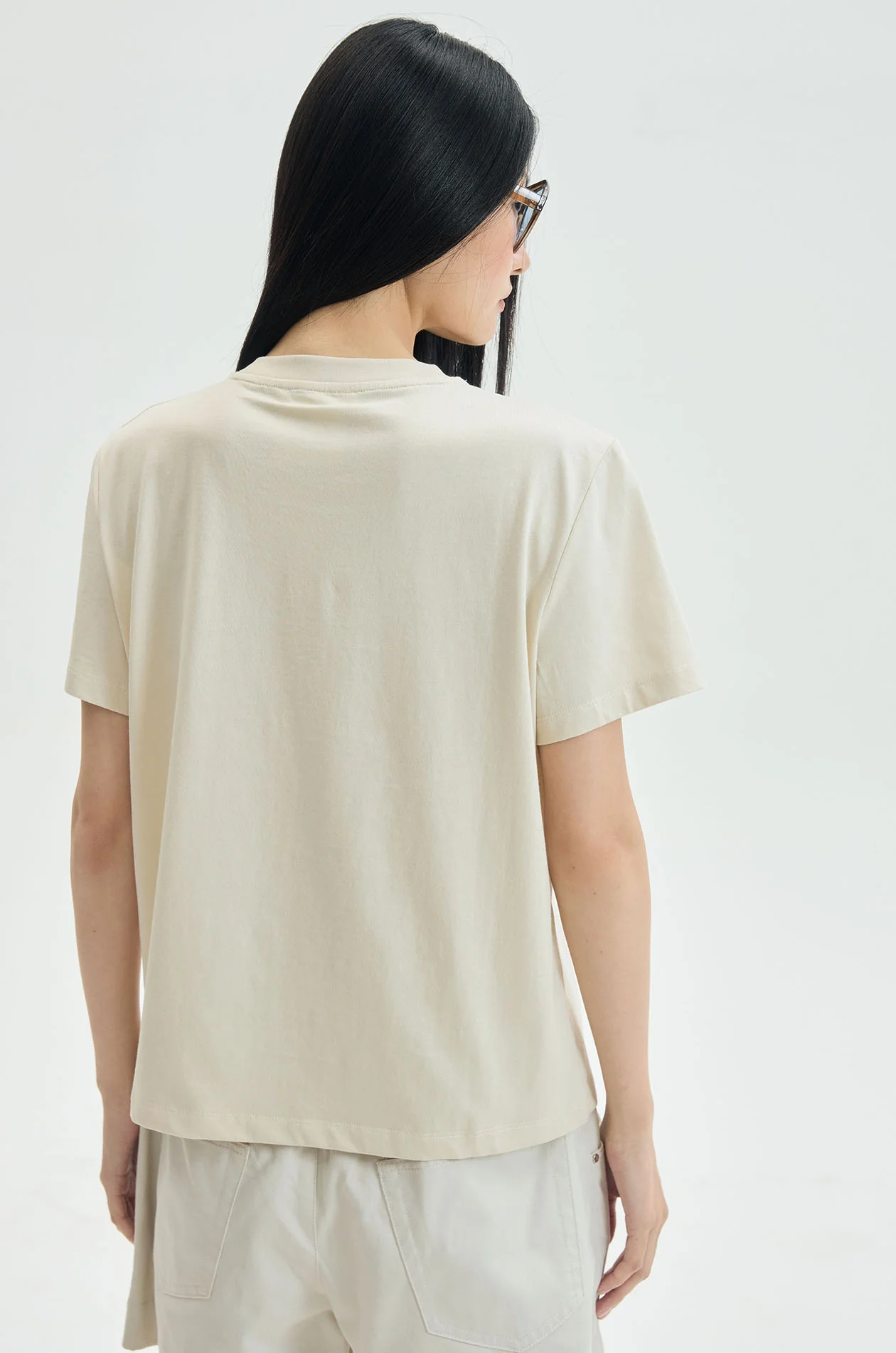 Reticella Lace Relaxed T-Shirt - Image 4