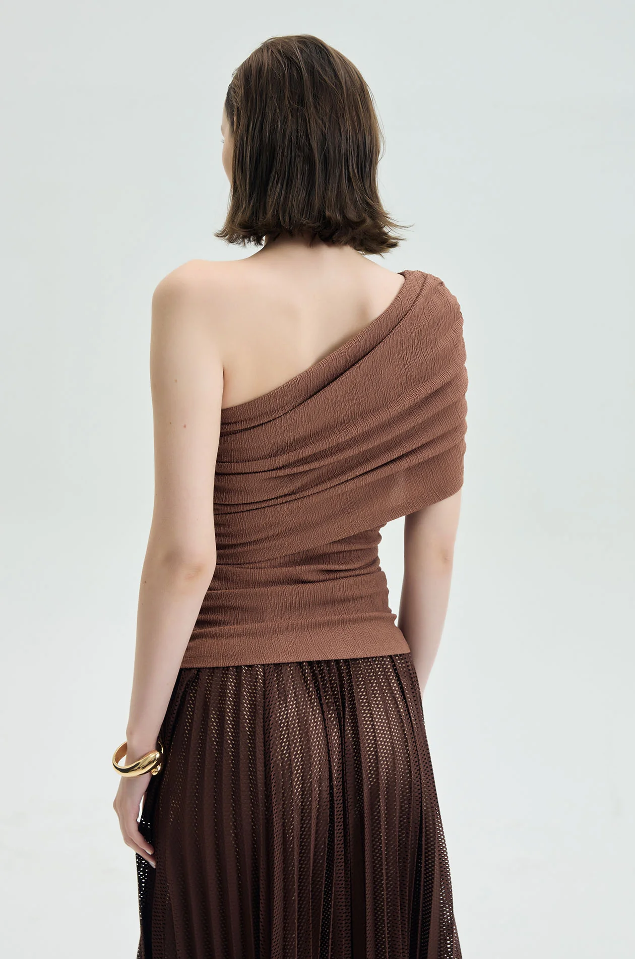Draped One-Shoulder Top - Image 5