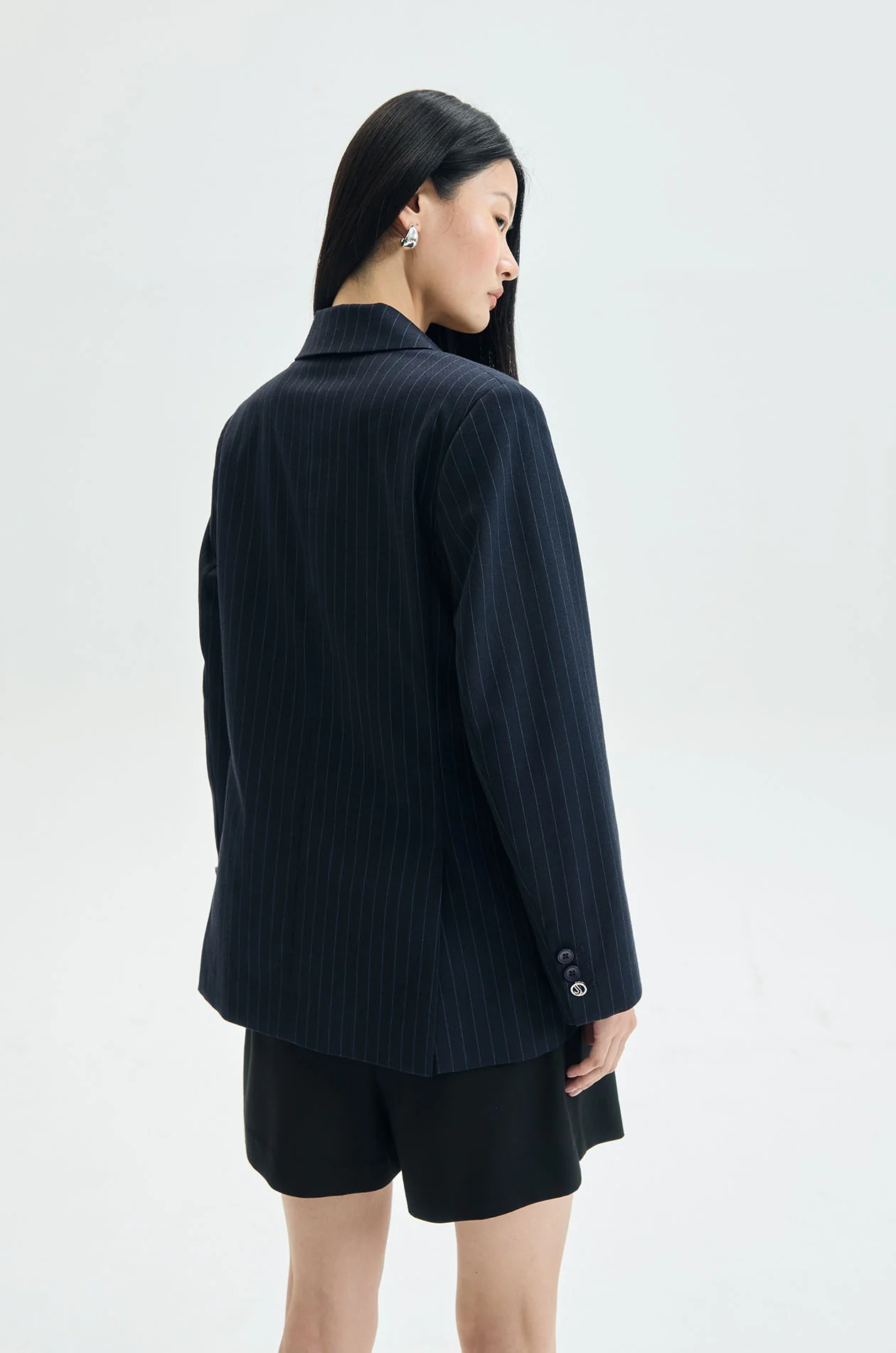 Barrel‑Leg Suiting Pants - Image 4