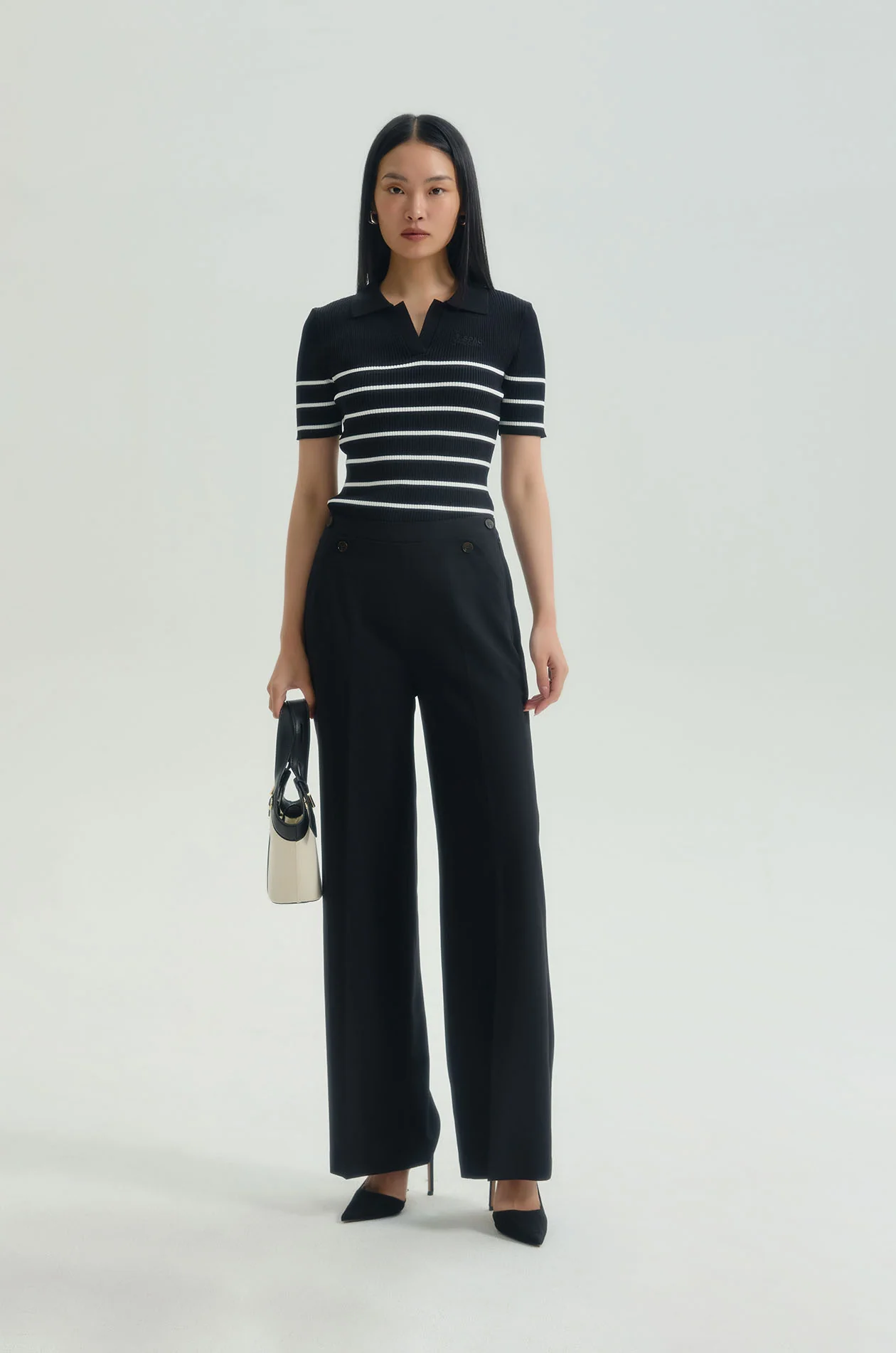 Crinkled Lightweight Sailor Pants - Image 7