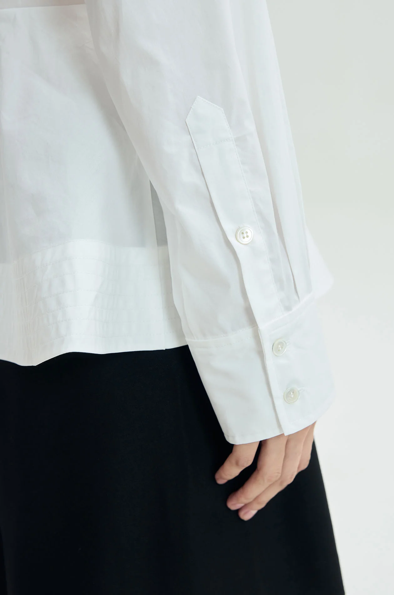 Poplin Peplum Shirt - Image 5