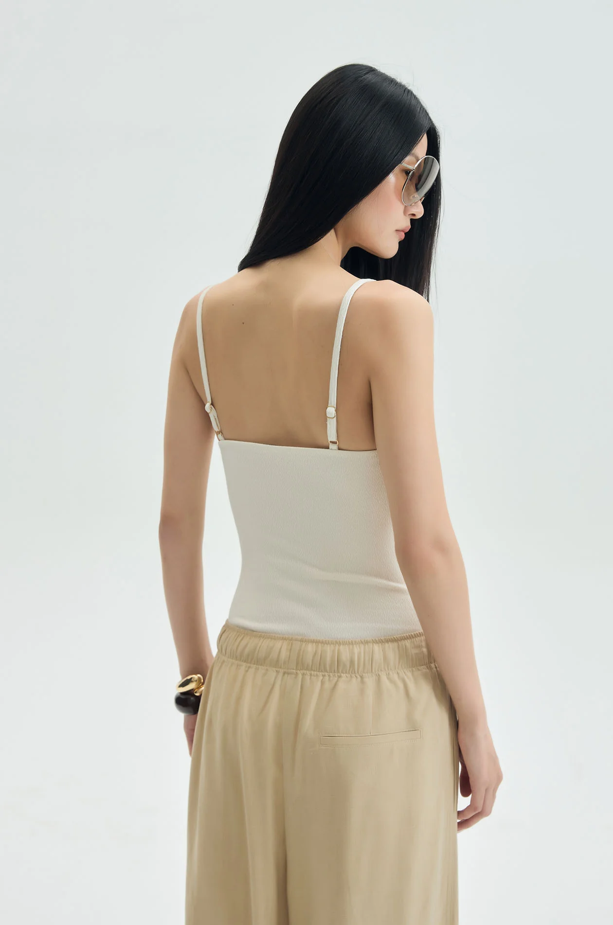 Beaded Strap One-Piece Swimsuit - Image 4