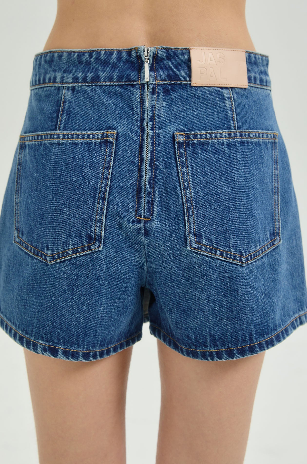 Wrapped Denim Skort - Image 4