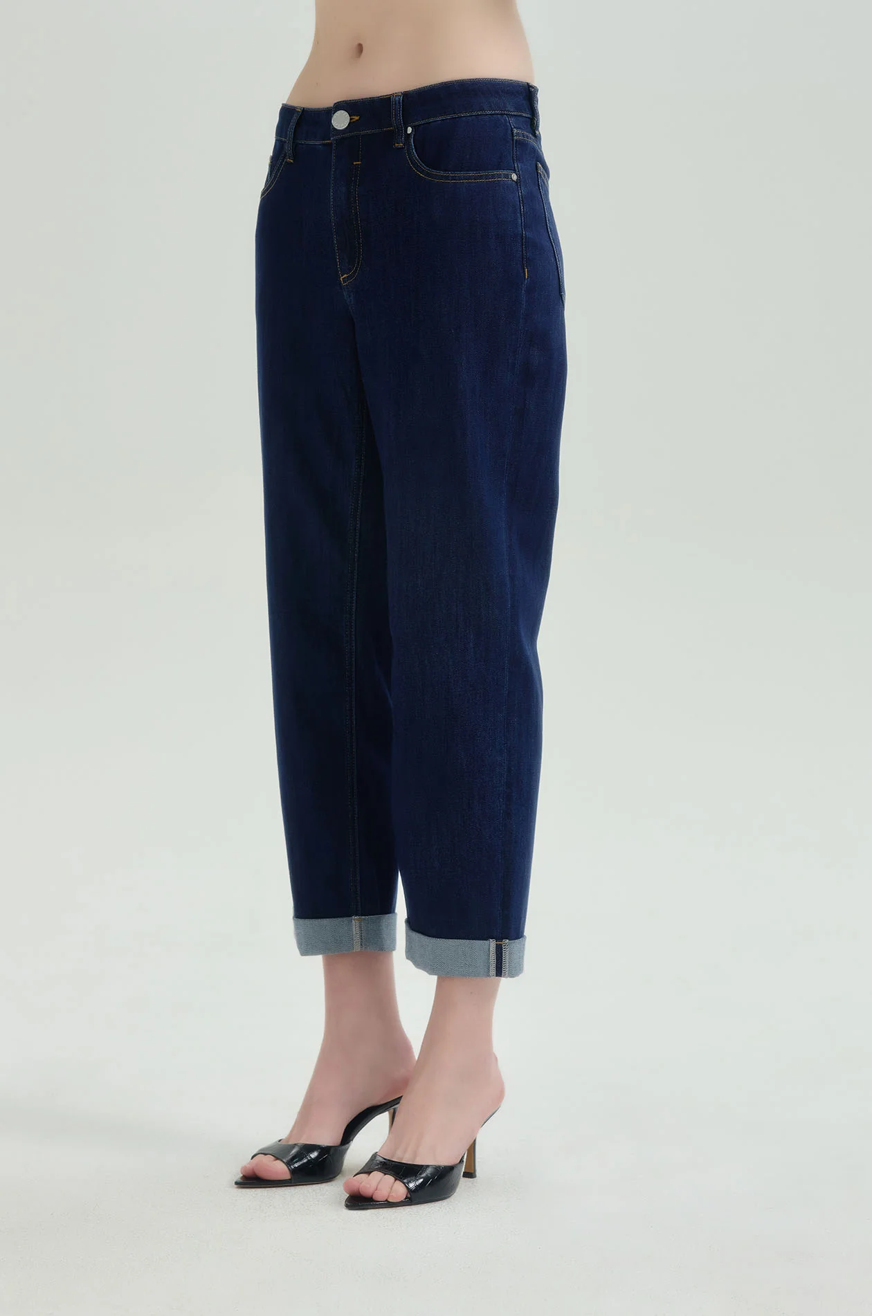 Roll-Up Boyfriend Jeans - Image 2
