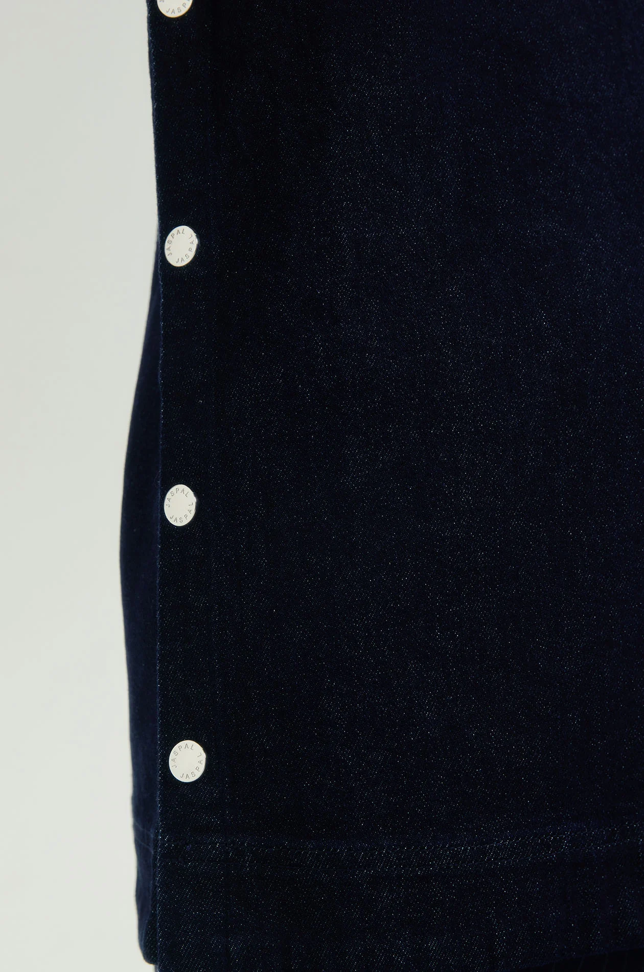 Side Button Denim Tunic - Image 3