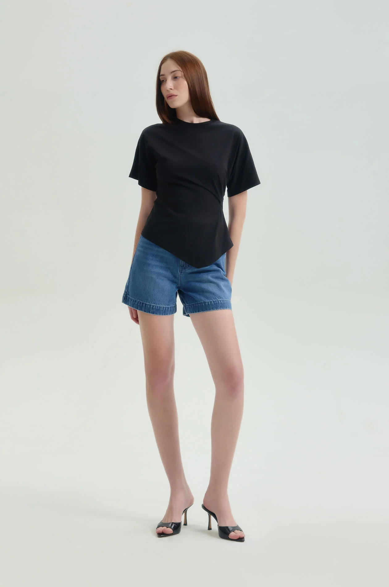THE FRESH Denim Shorts in Blue